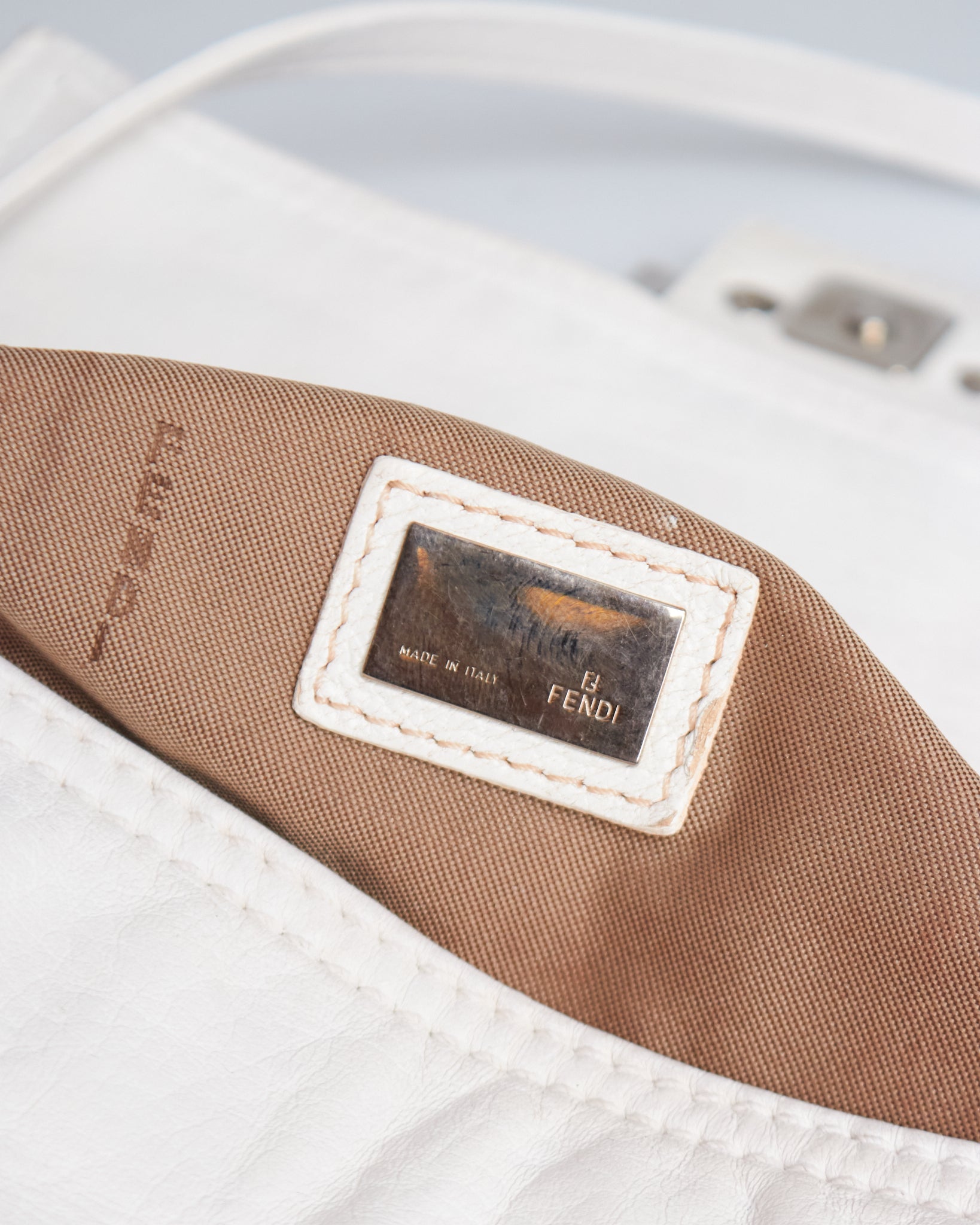 Fendi Baguette Leather Bag Mini