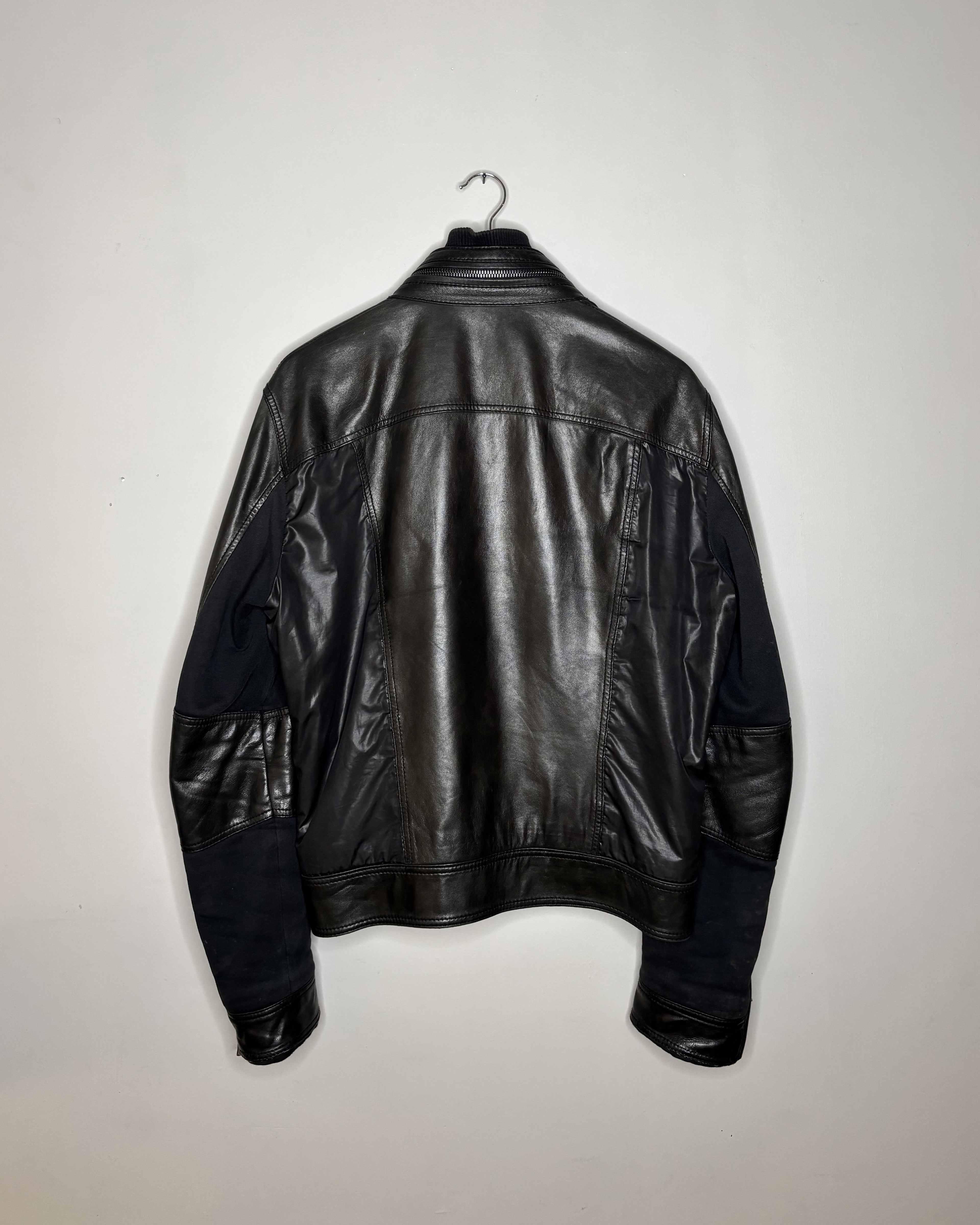 Dolce & Gabbana 00s Multi-Zip Leather Jacket