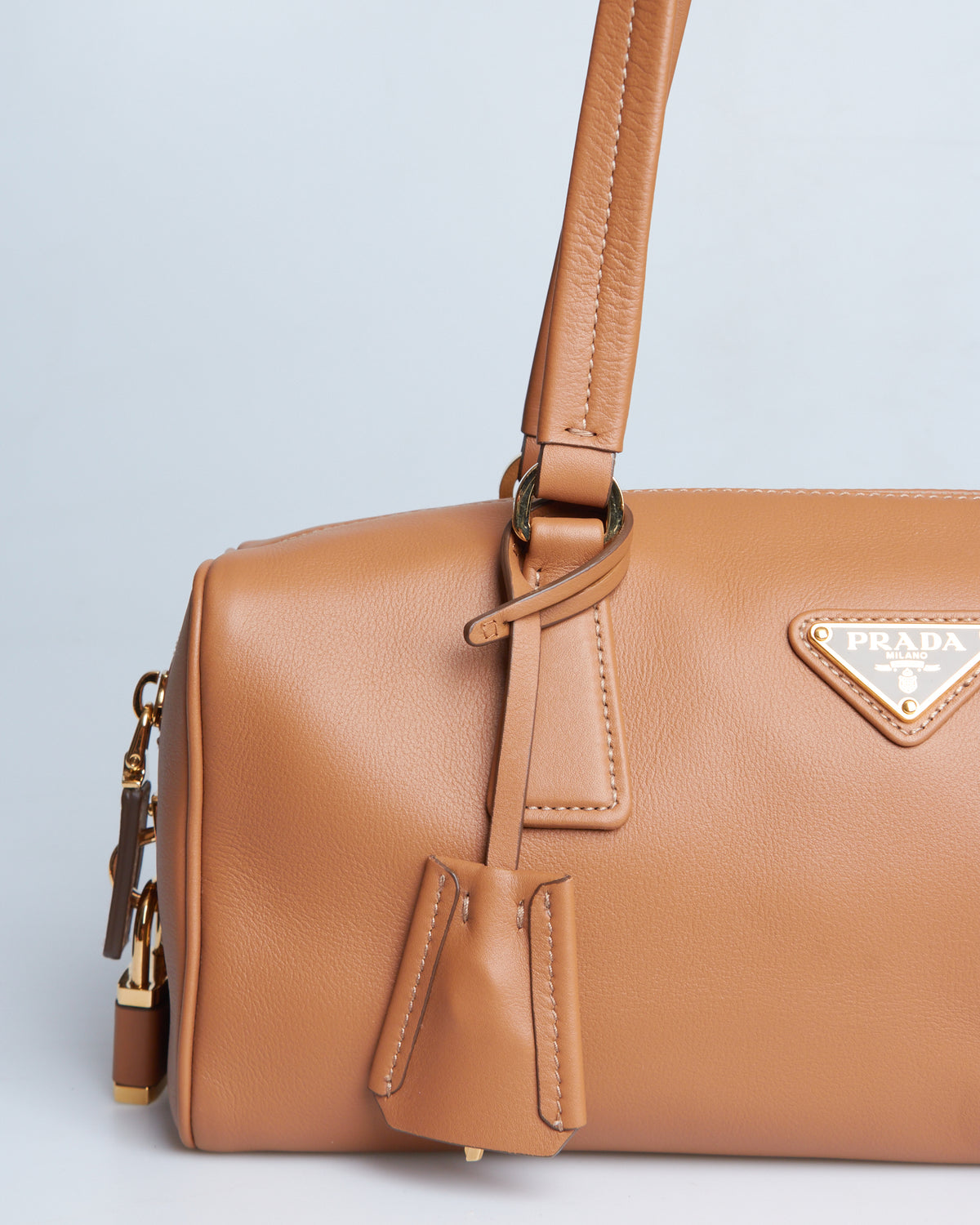 Prada Leather Boston Bag
