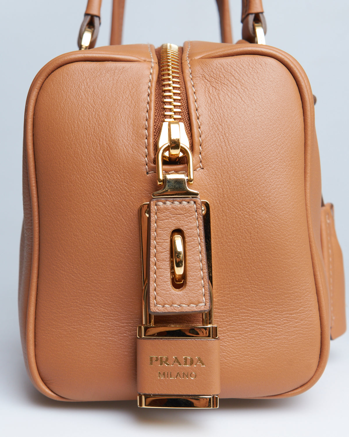 Prada Leather Boston Bag