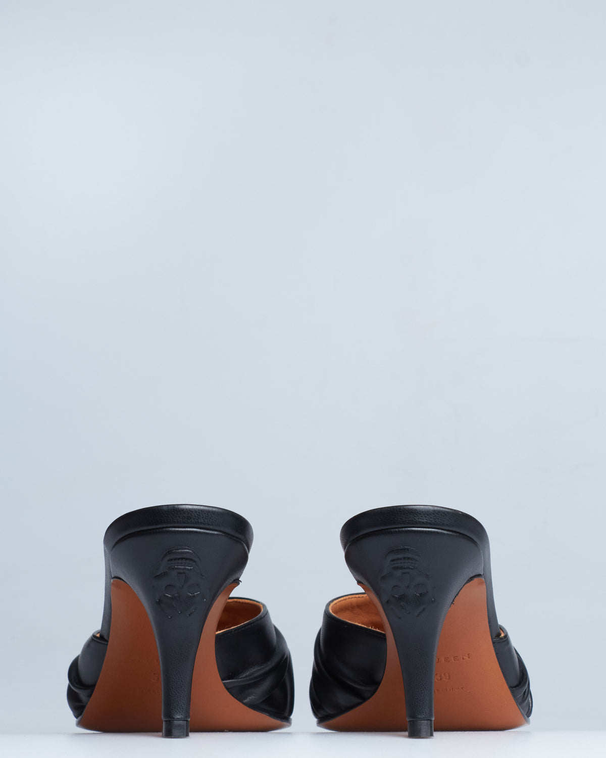 Alexander McQueen birdee ruched mules