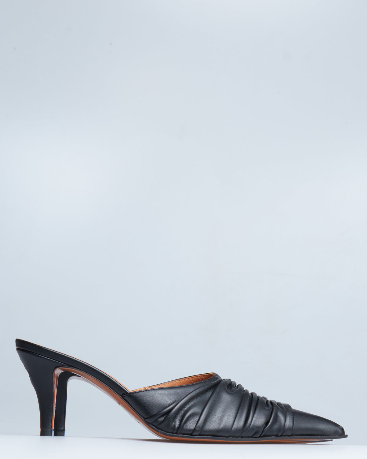 Alexander McQueen birdee ruched mules