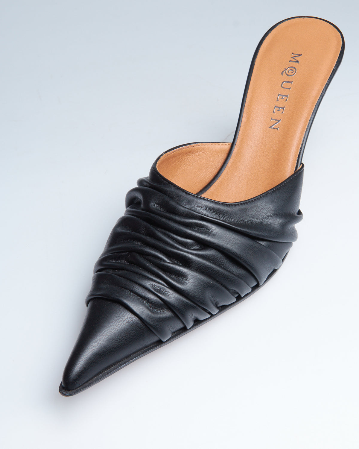 Alexander McQueen birdee ruched mules