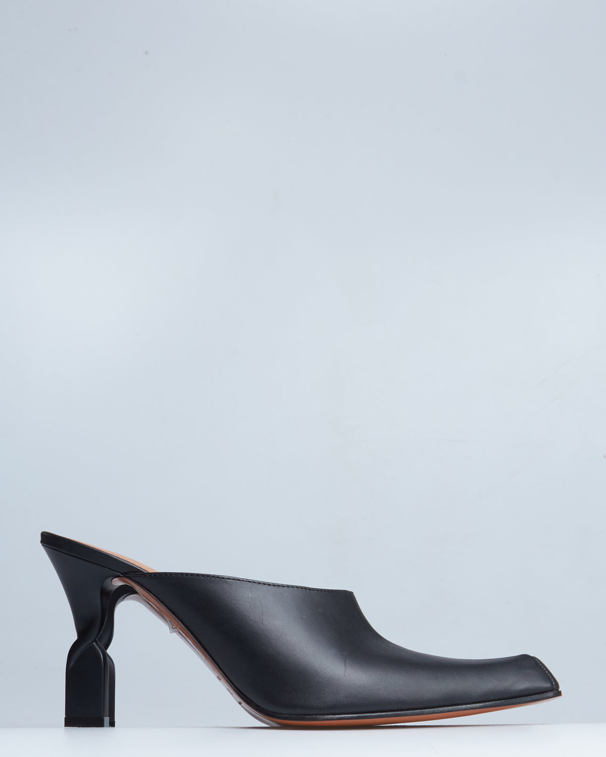 Alexander McQueen leather swivel mules