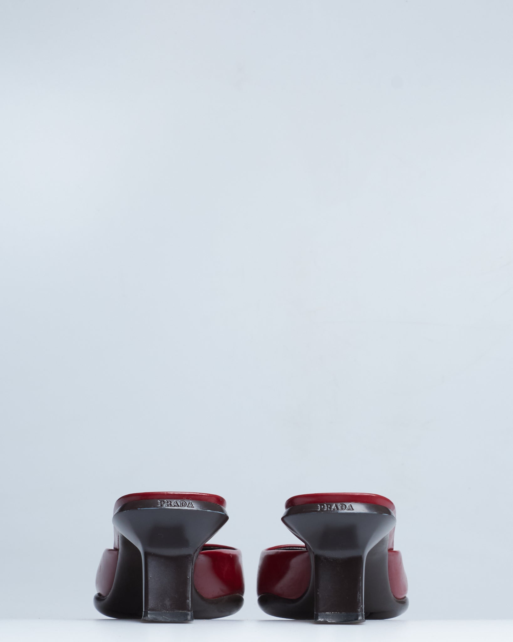 Prada leather mules