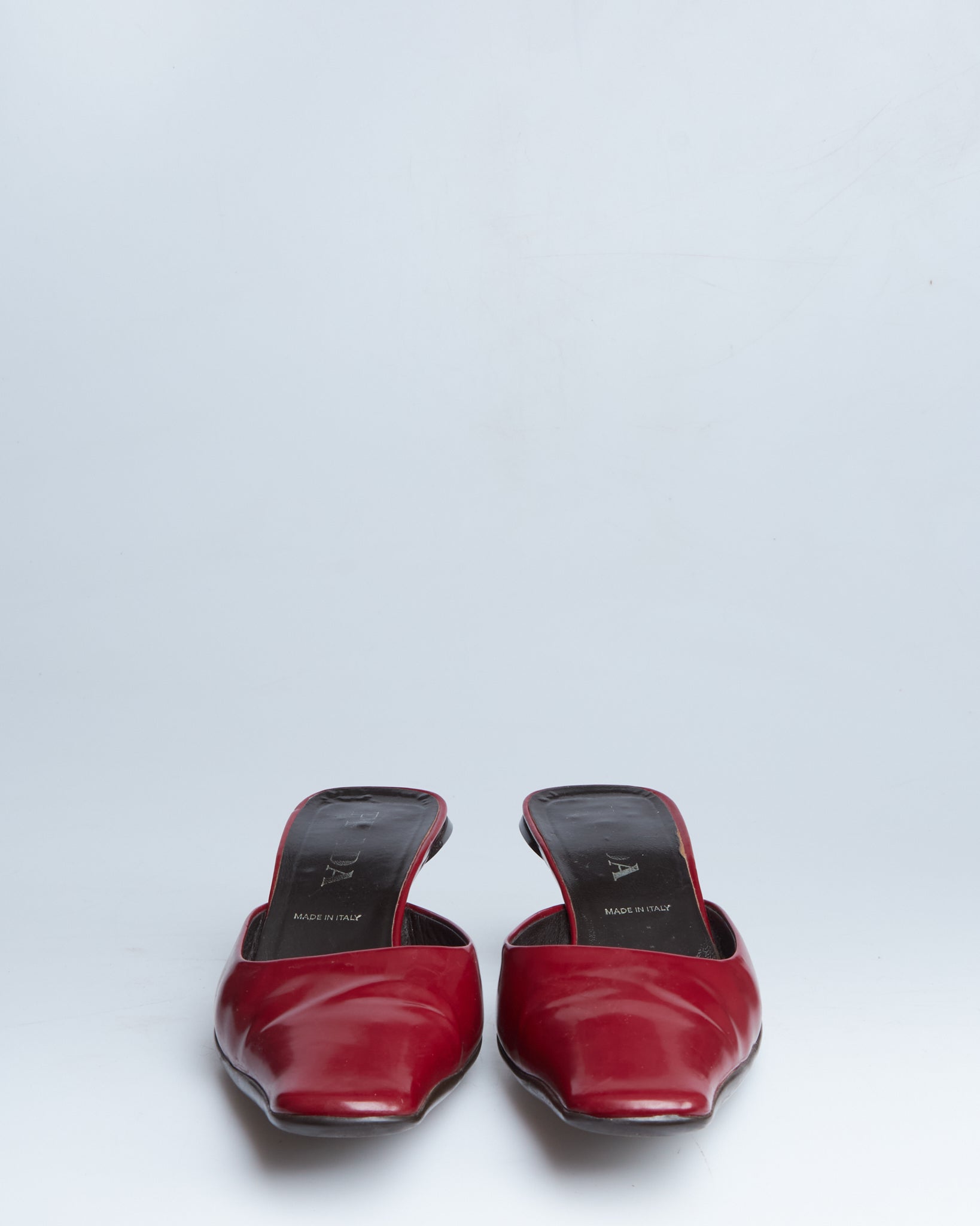 Prada leather mules