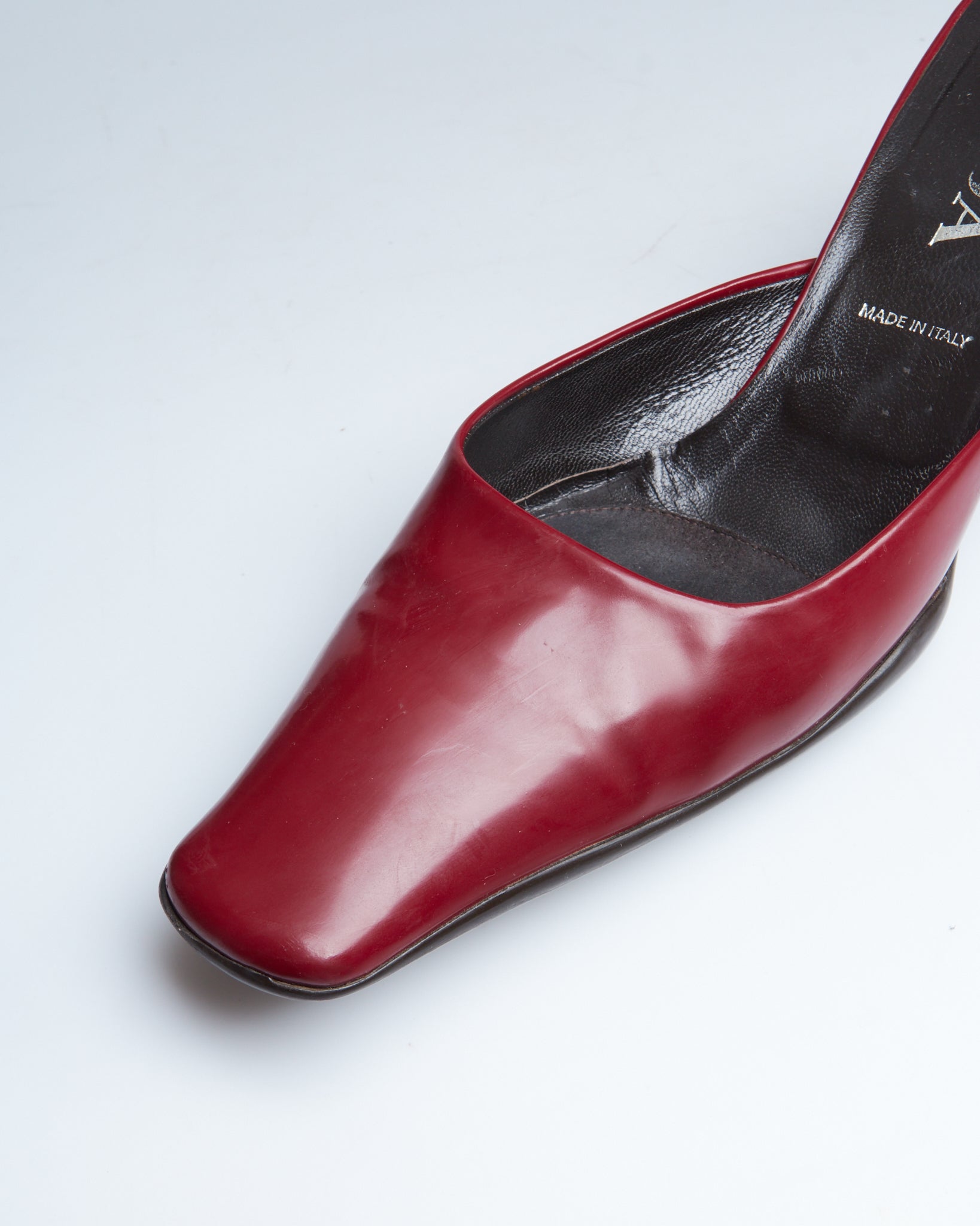 Prada leather mules