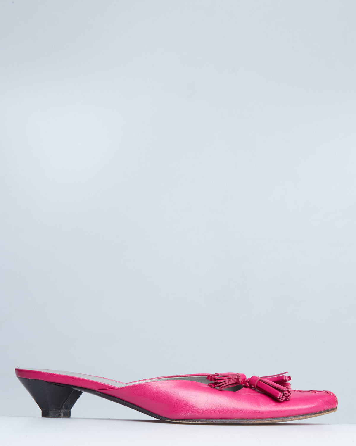 Miu Miu leather tassel mules