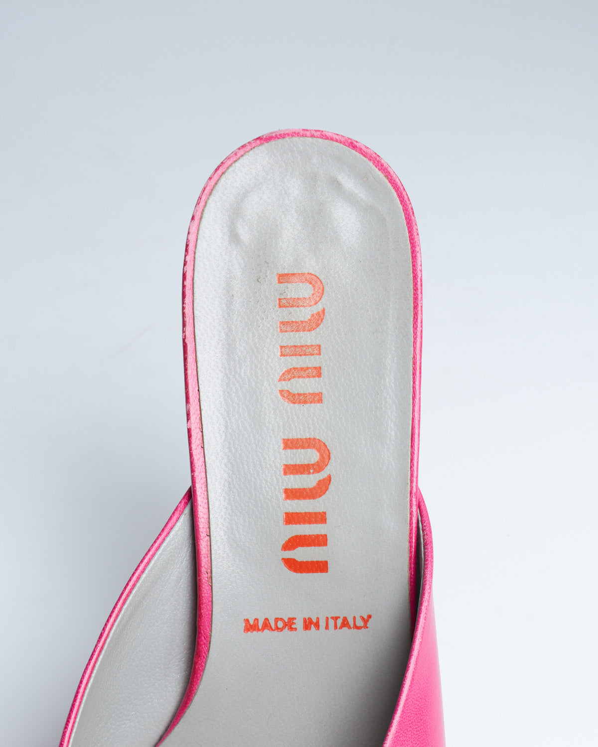 Miu Miu leather tassel mules