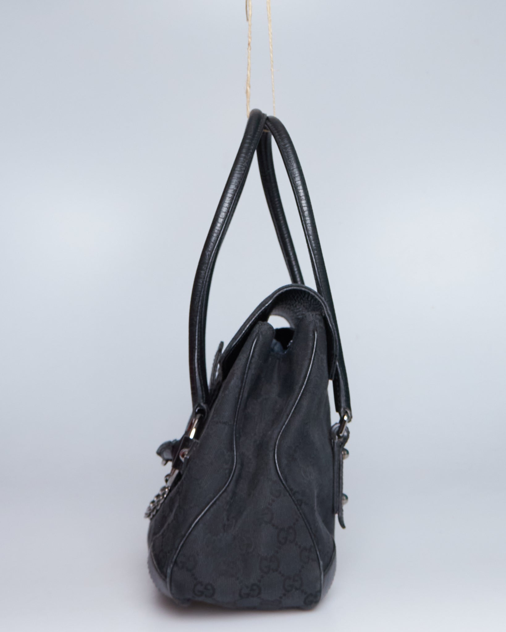 Gucci Horsebit Canvas Tote