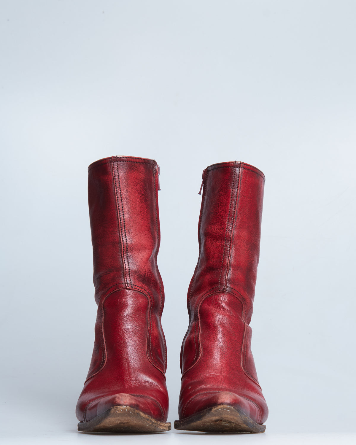 Miu Miu leather drawstring boots