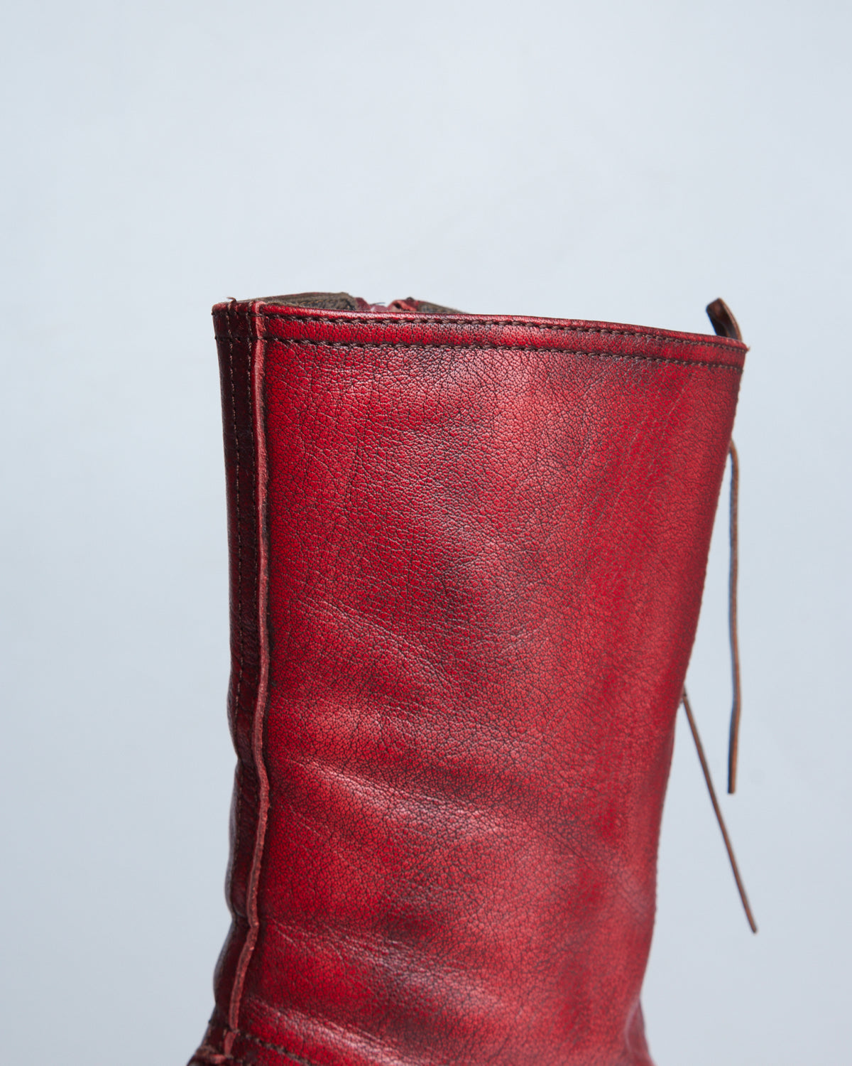 Miu Miu leather drawstring boots