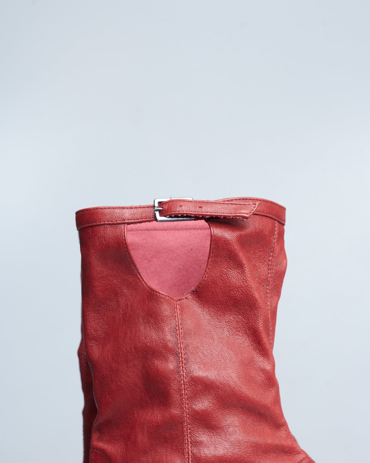 Plein Sud leather healed boots