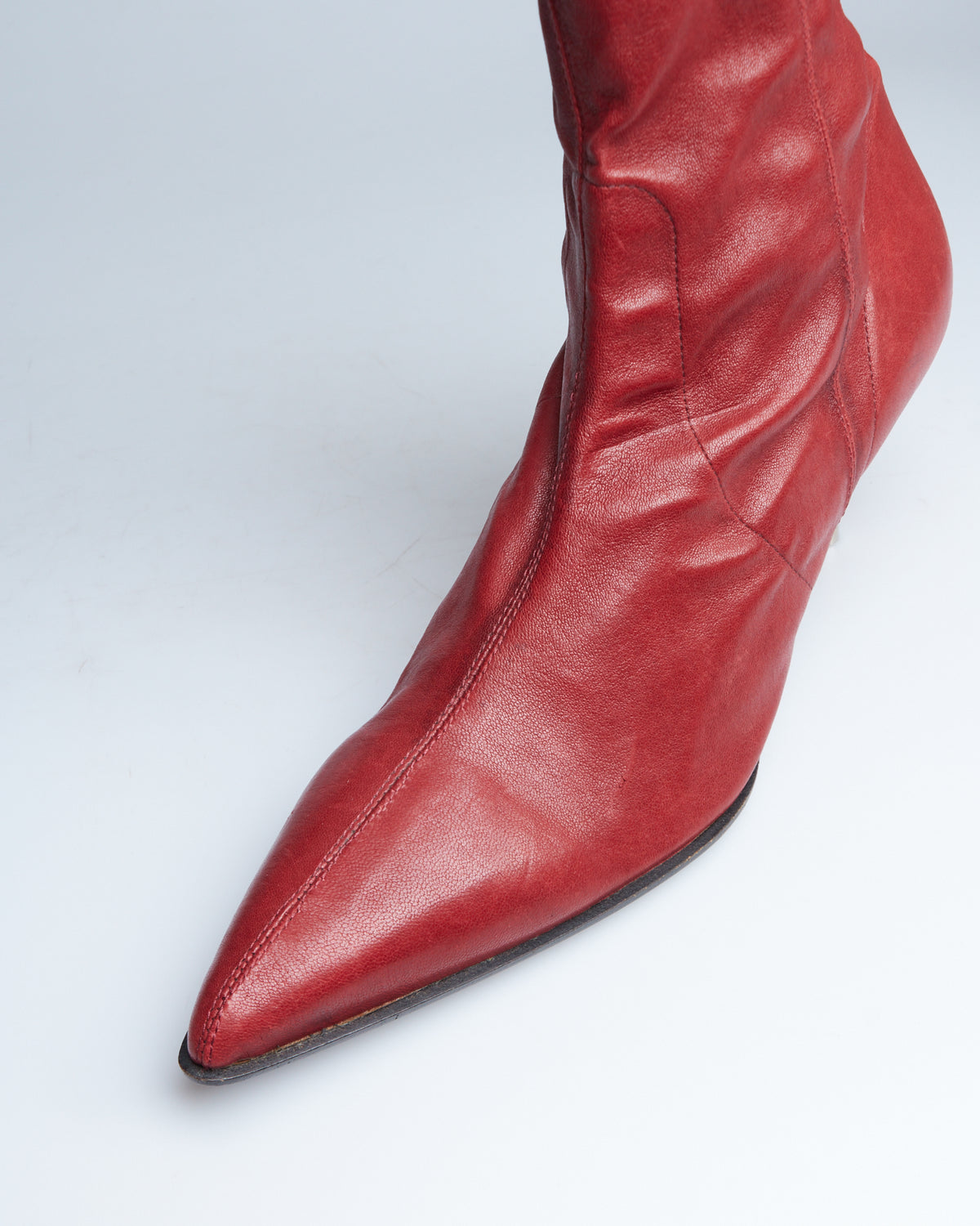 Plein Sud leather healed boots