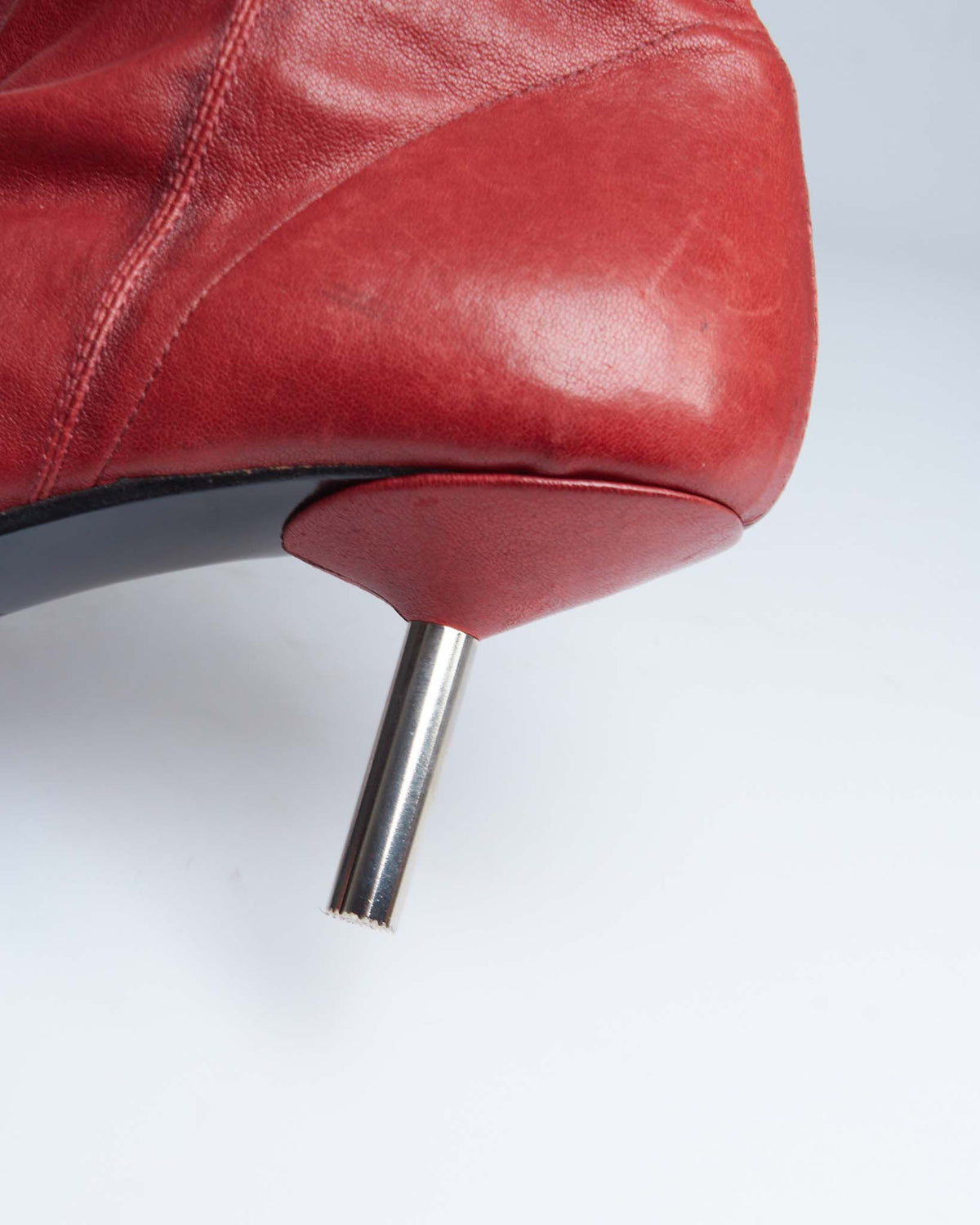 Plein Sud leather healed boots