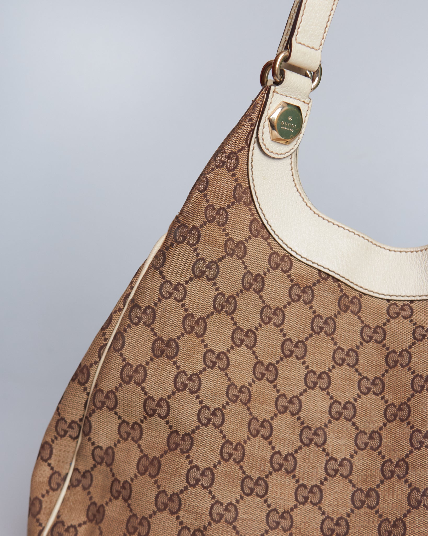 Gucci Canvas Hobo Bag