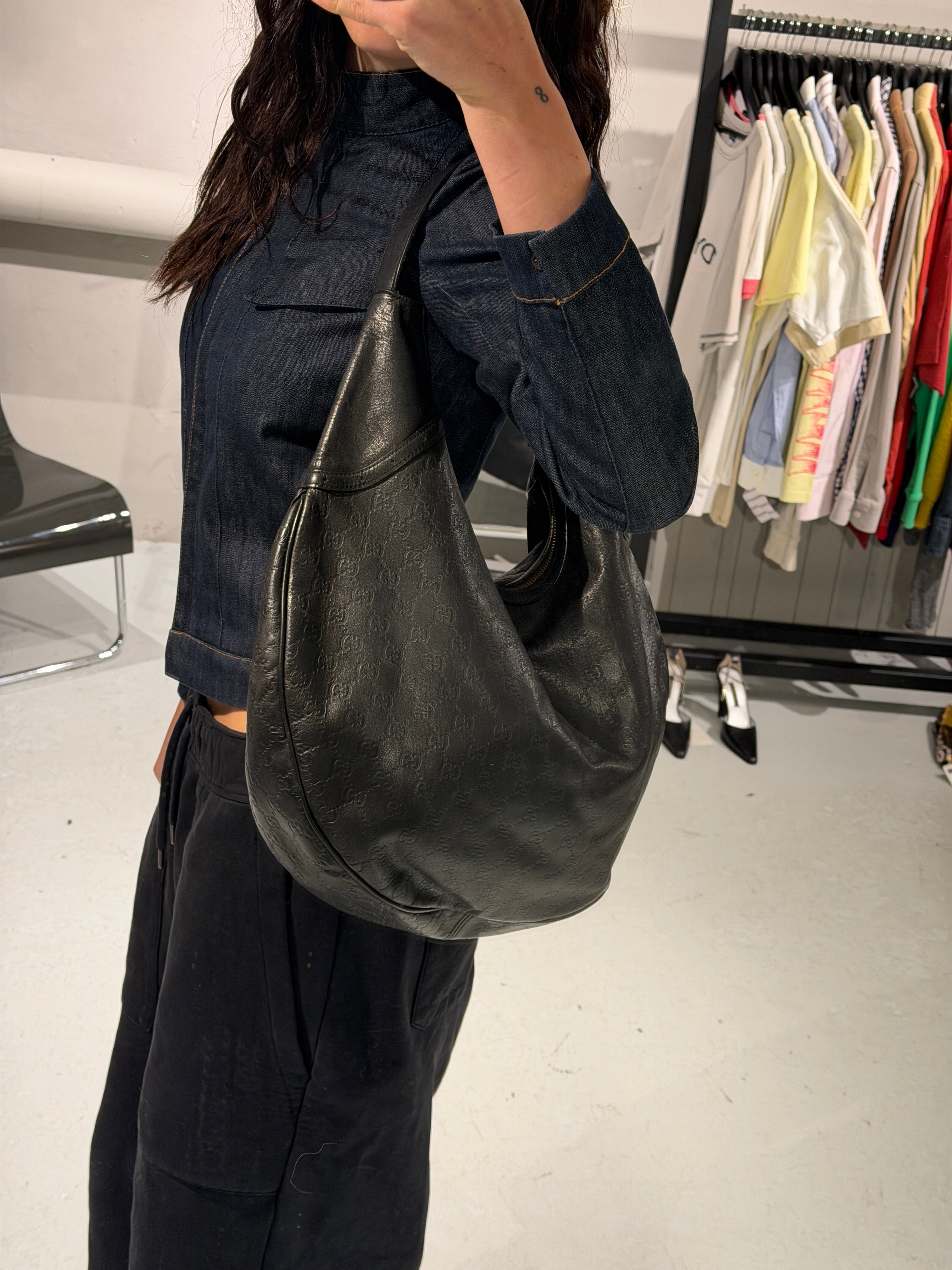 Gucci Guccissima Hobo Bag