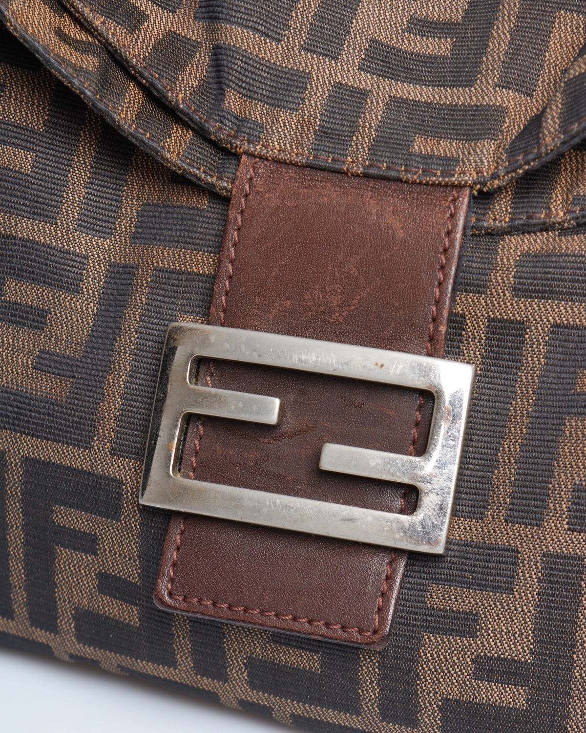 Fendi Mamma Baguette Zucca