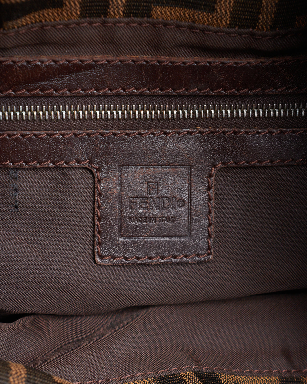 Fendi Mamma Baguette Zucca