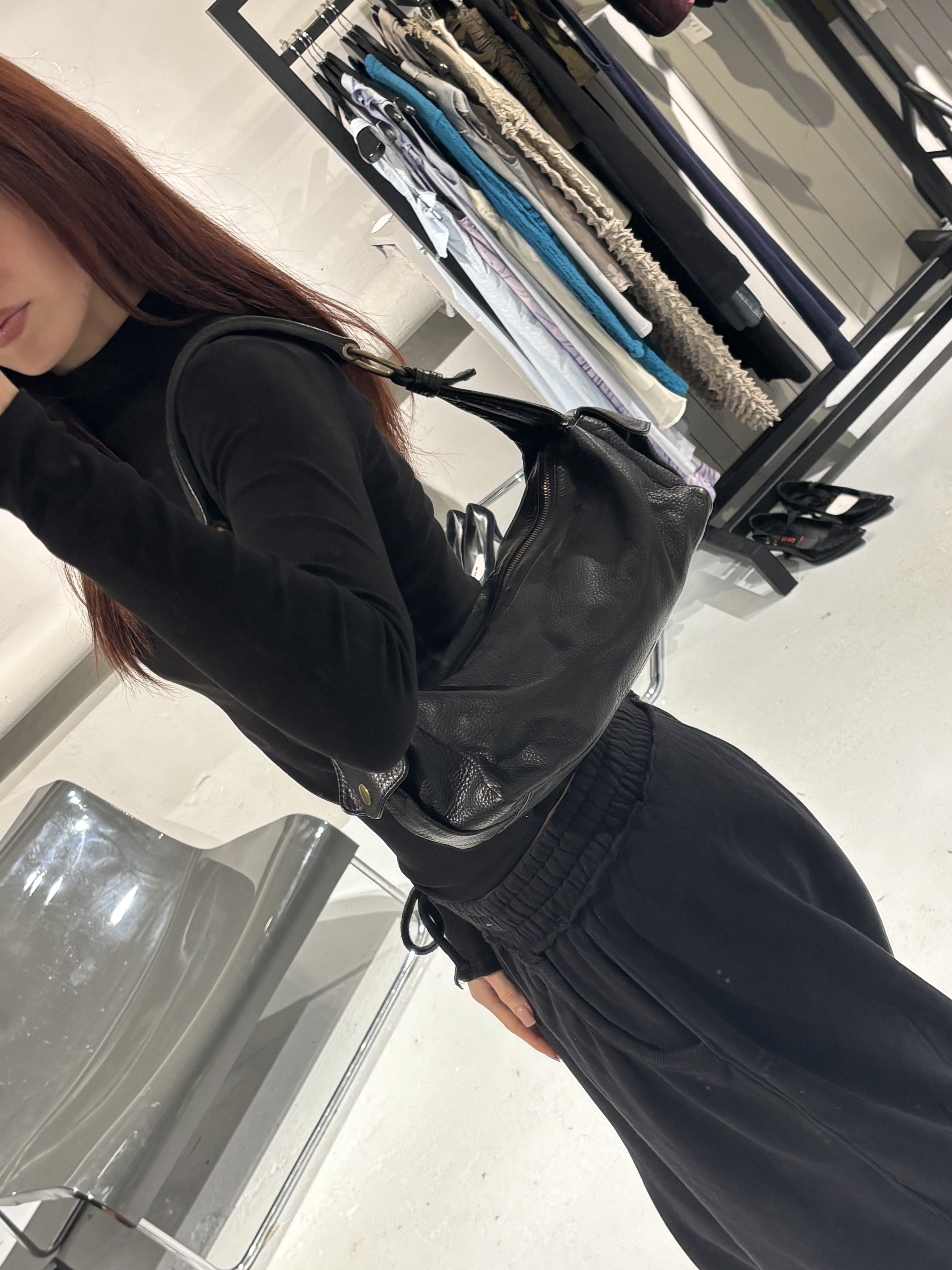 Miu Miu Cargo Leather Shoulder Bag