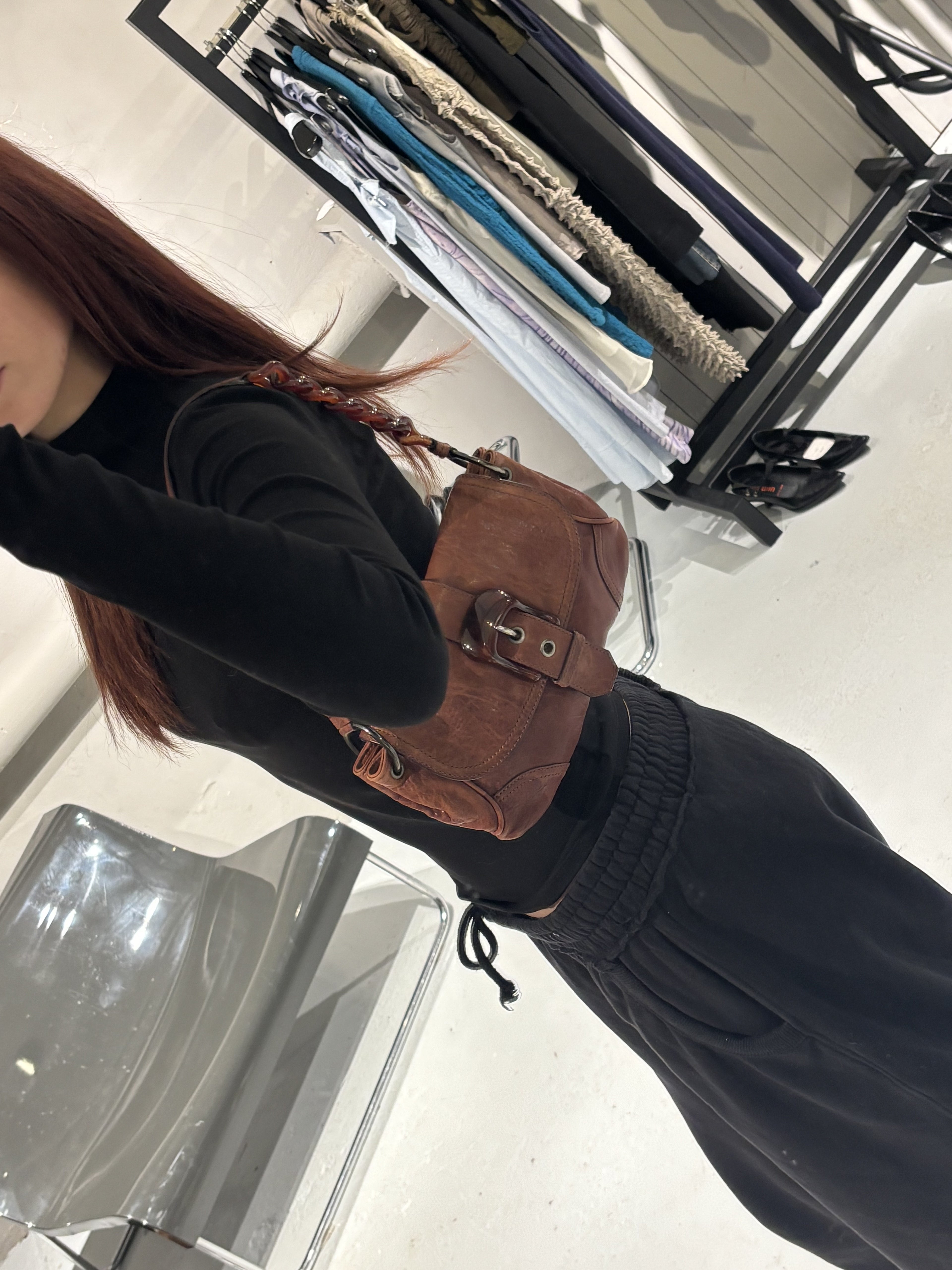 Miu Miu Embellished Buckle Bag