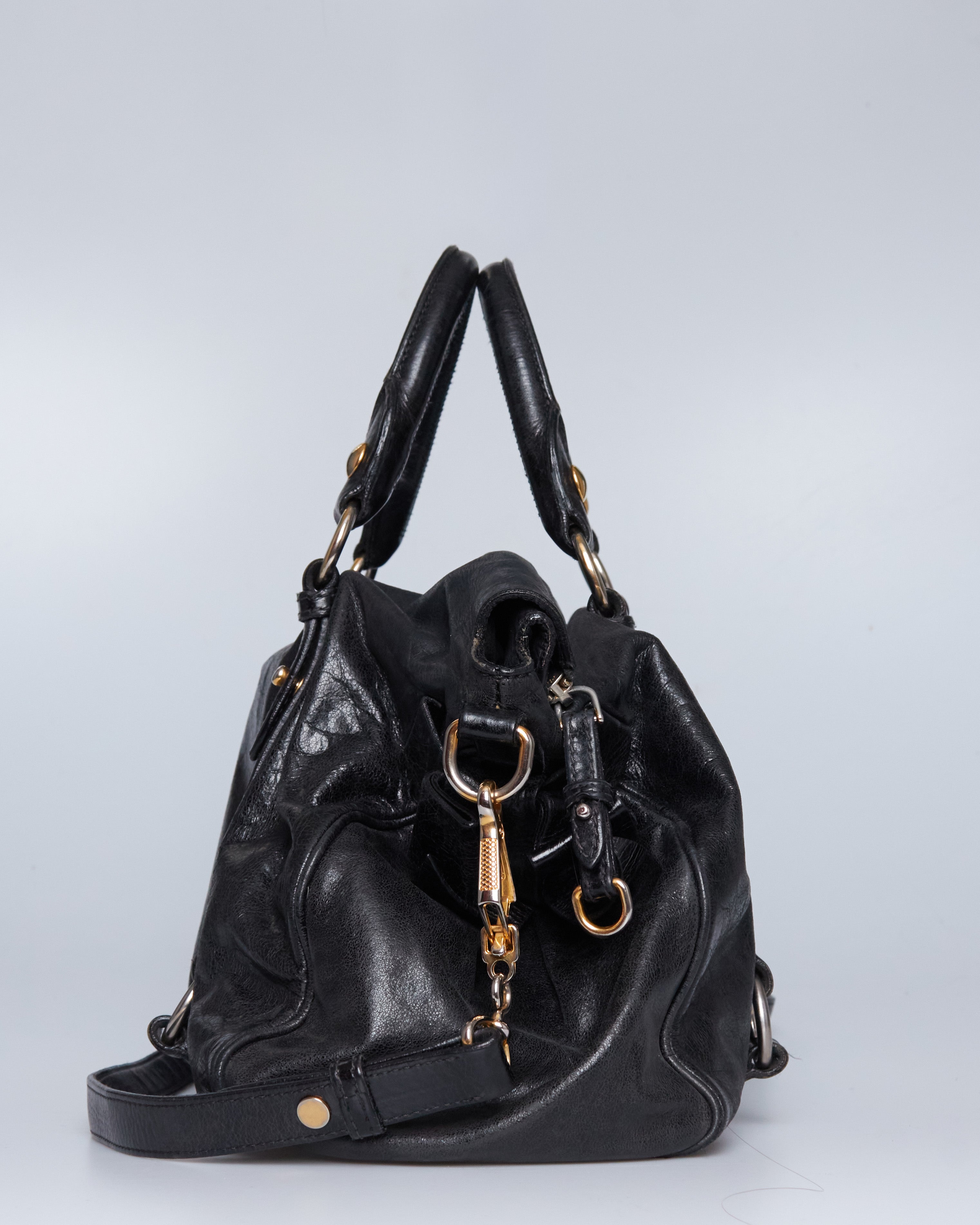 Miu Miu Vitello Lux Bow