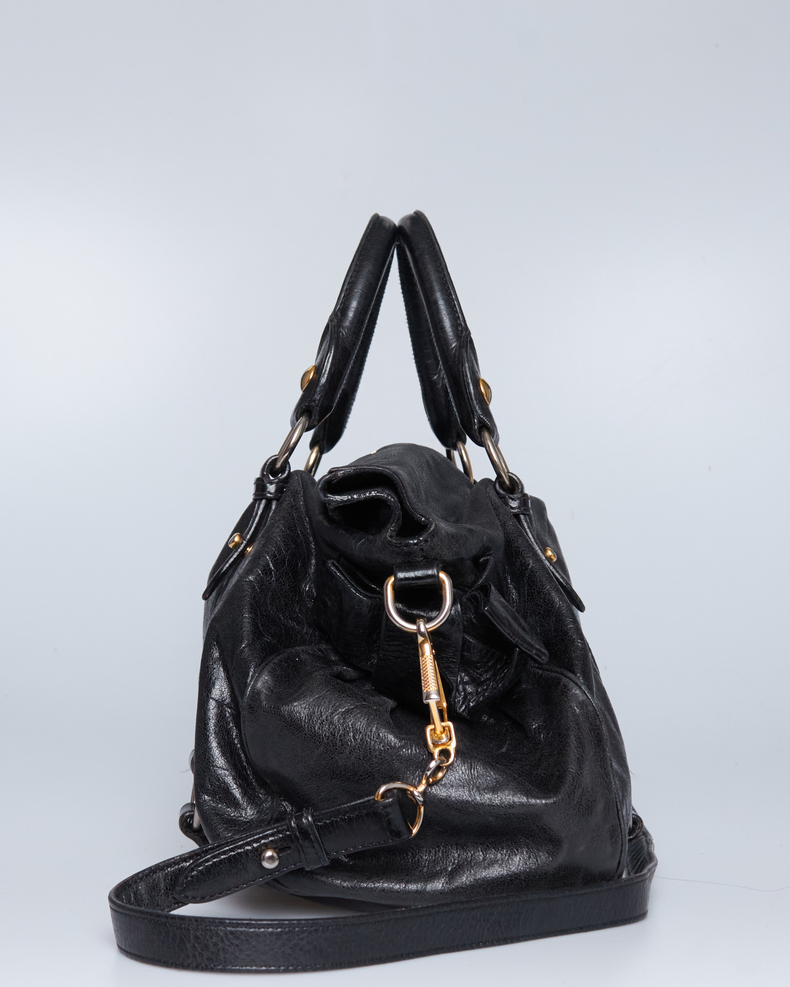 Miu Miu Vitello Lux Bow