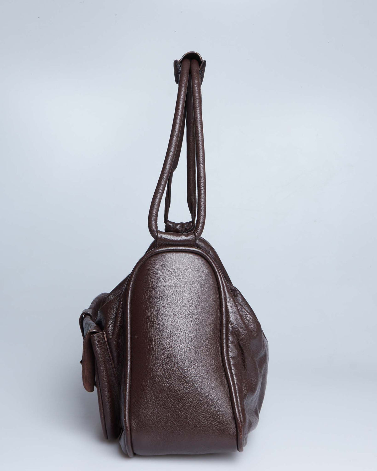 Miu Miu Leather Buckle Shoulder Bag