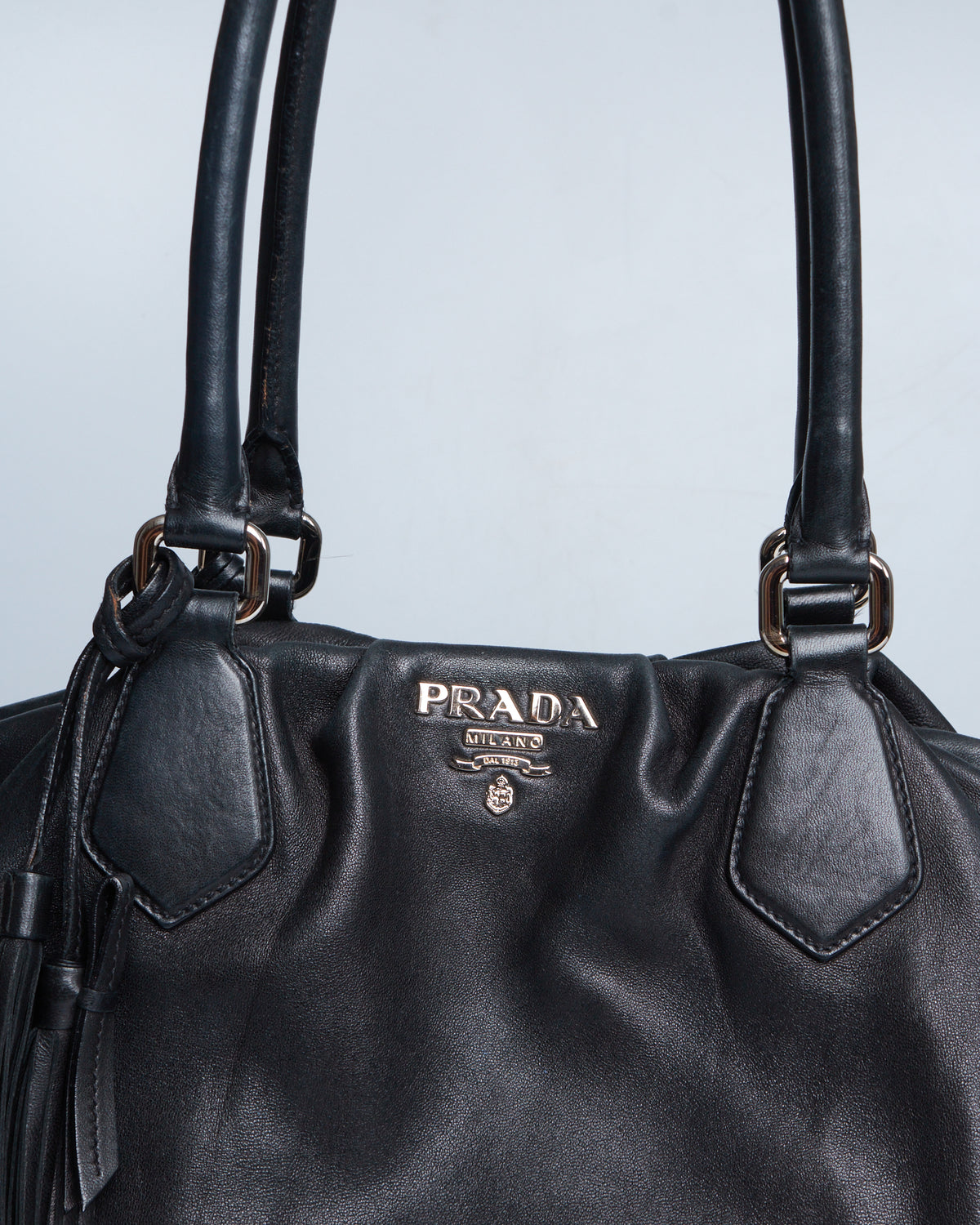 Prada Nappa Leather Bowler Bag