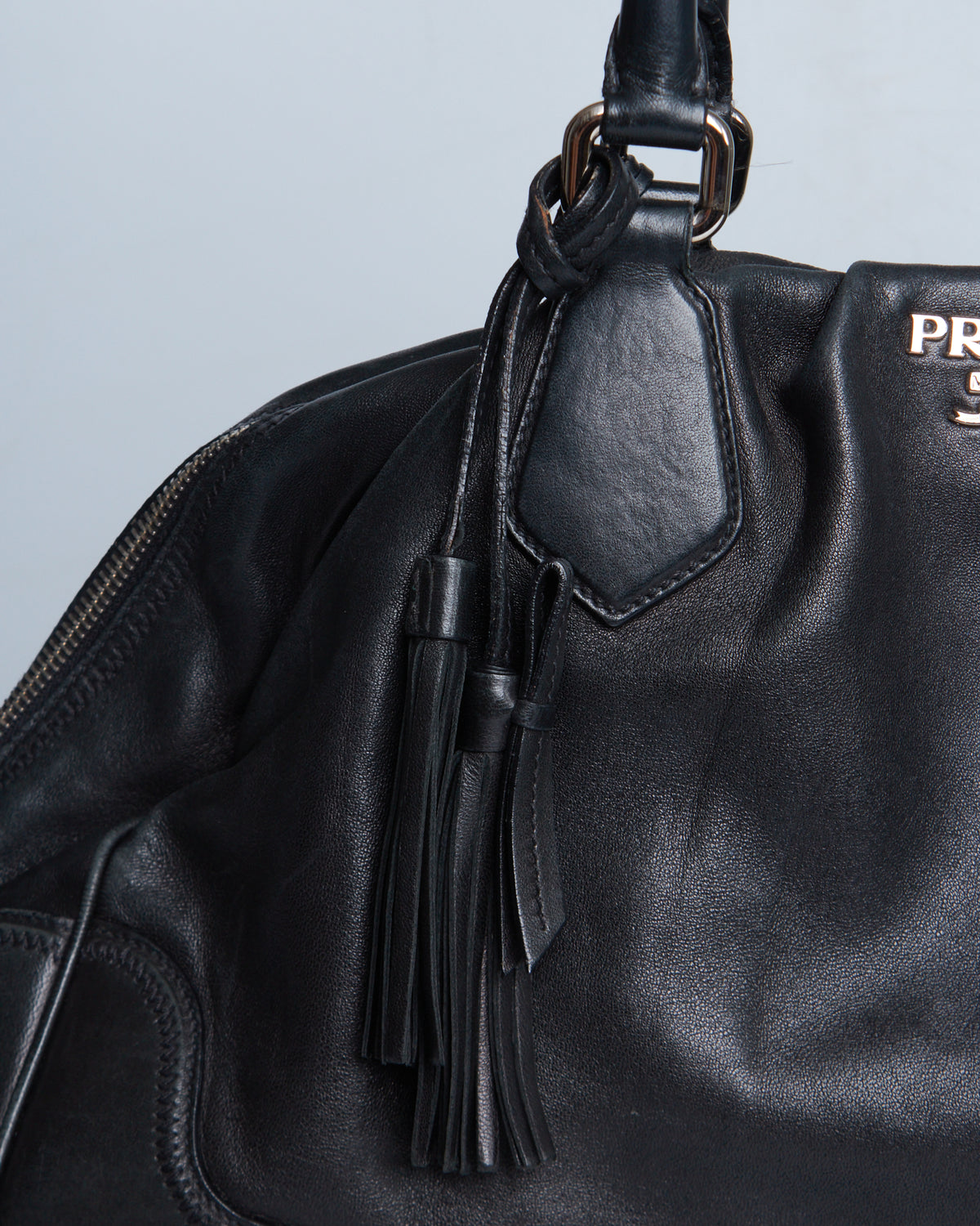 Prada Nappa Leather Bowler Bag