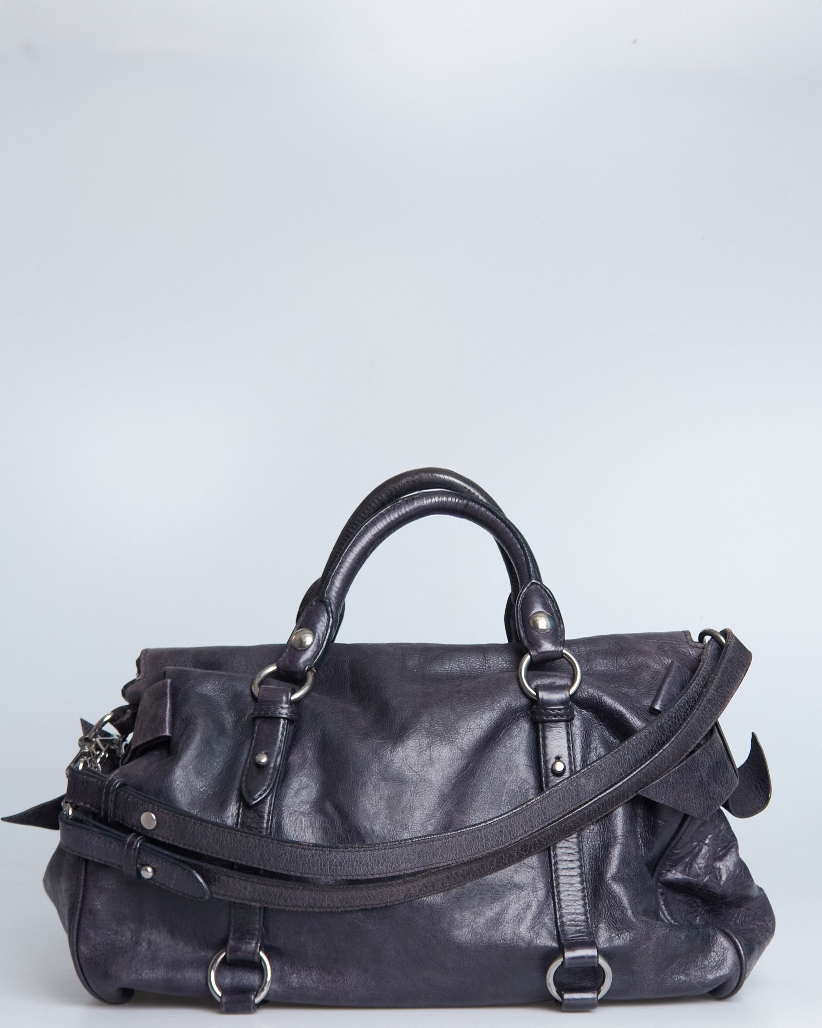 Miu Miu Vitello Lux Bow
