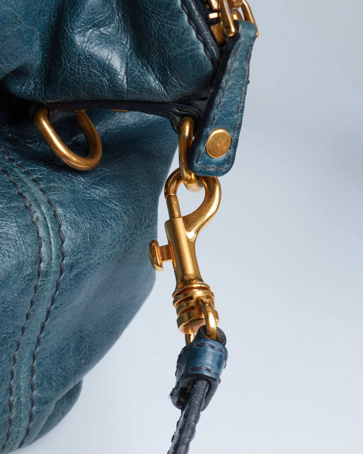 Miu Miu Vitello Lux Bowler Bag