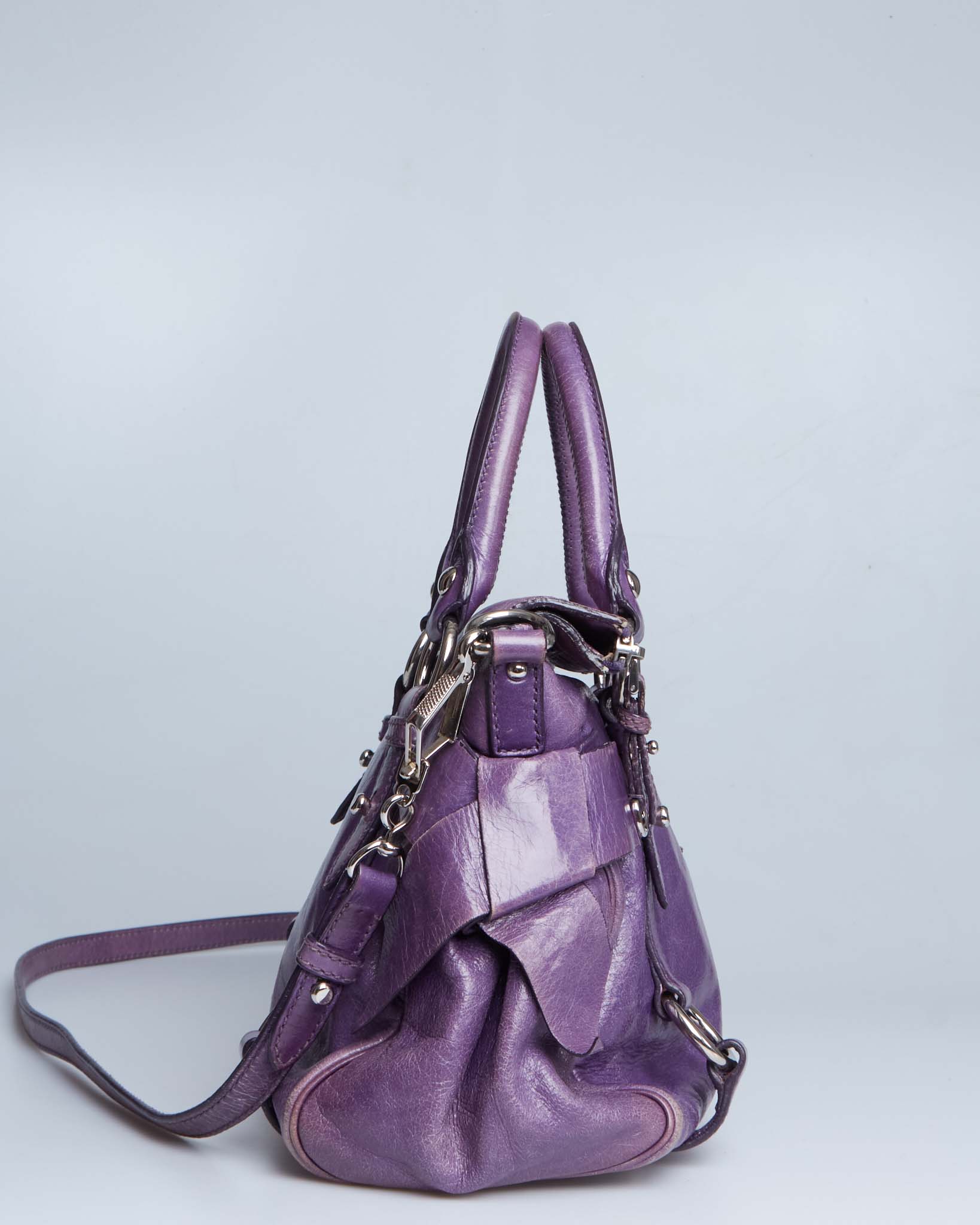 Miu Miu Vitello Lux Bow Mini