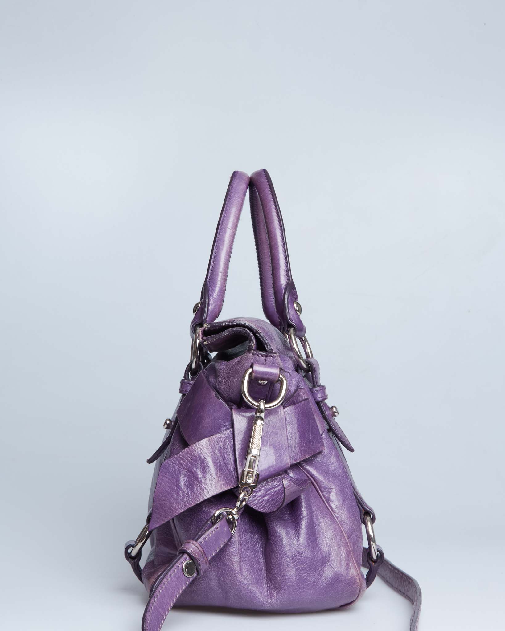 Miu Miu Vitello Lux Bow Mini
