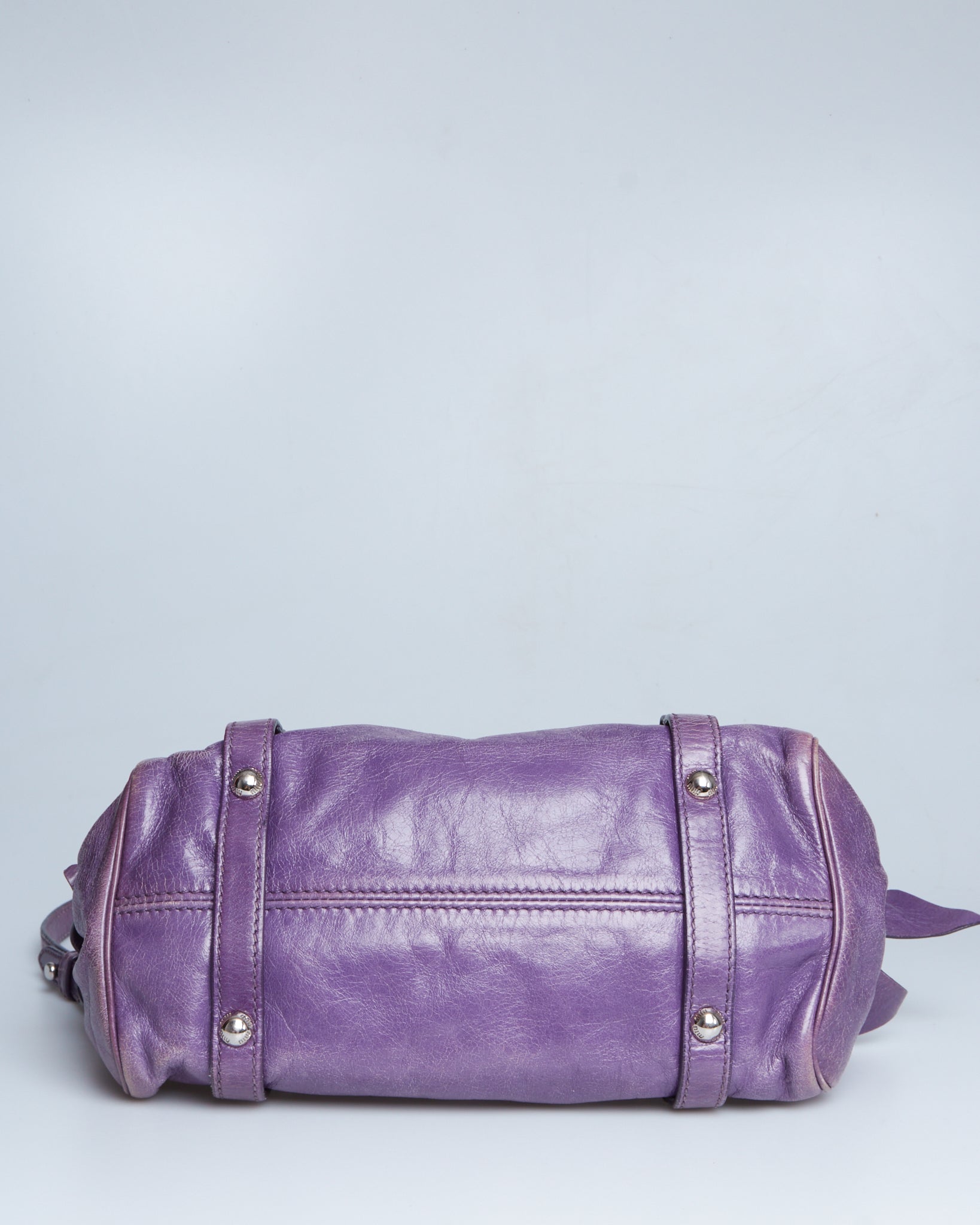 Miu Miu Vitello Lux Bow Mini
