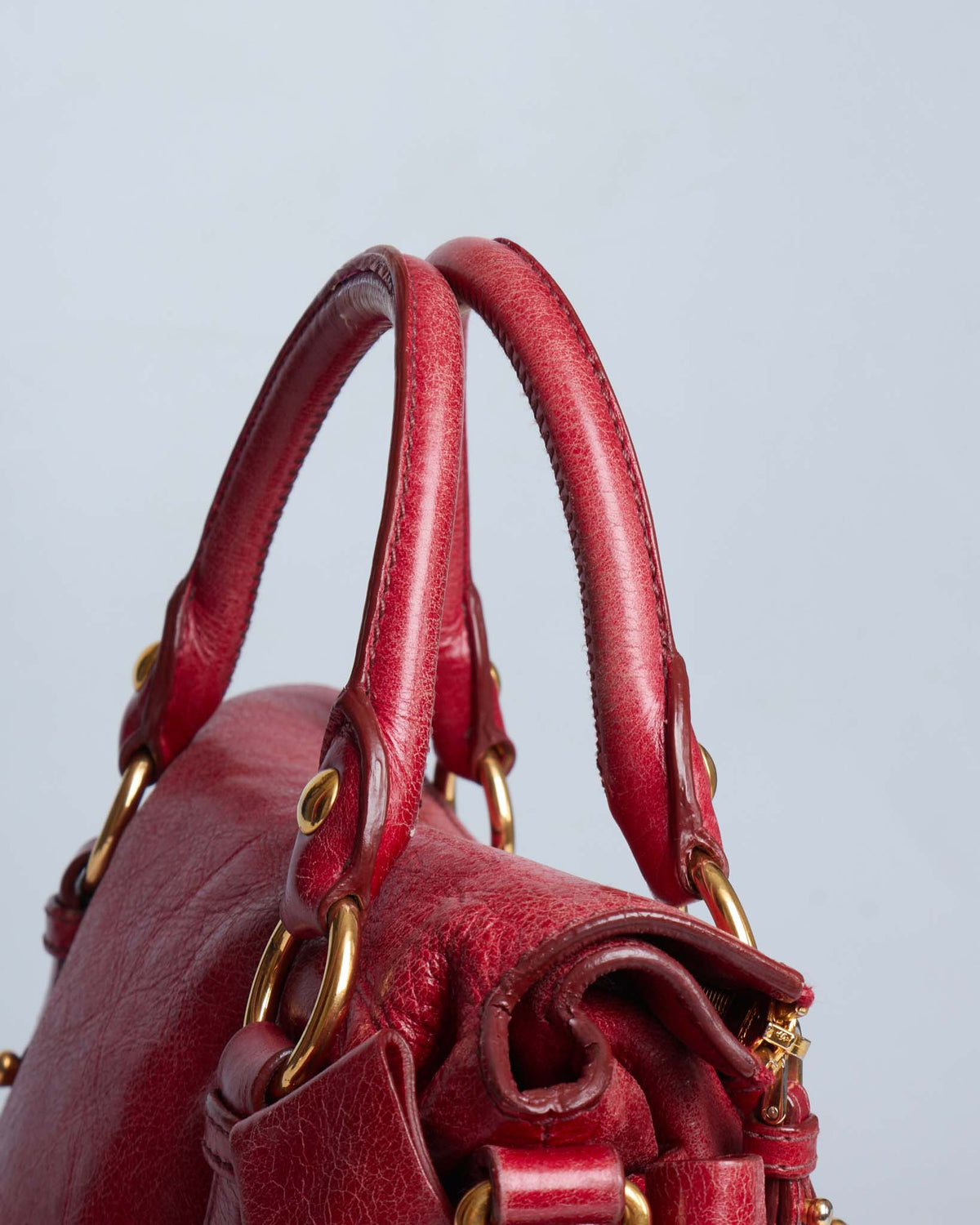 Miu Miu Vitello Lux Bow Mini