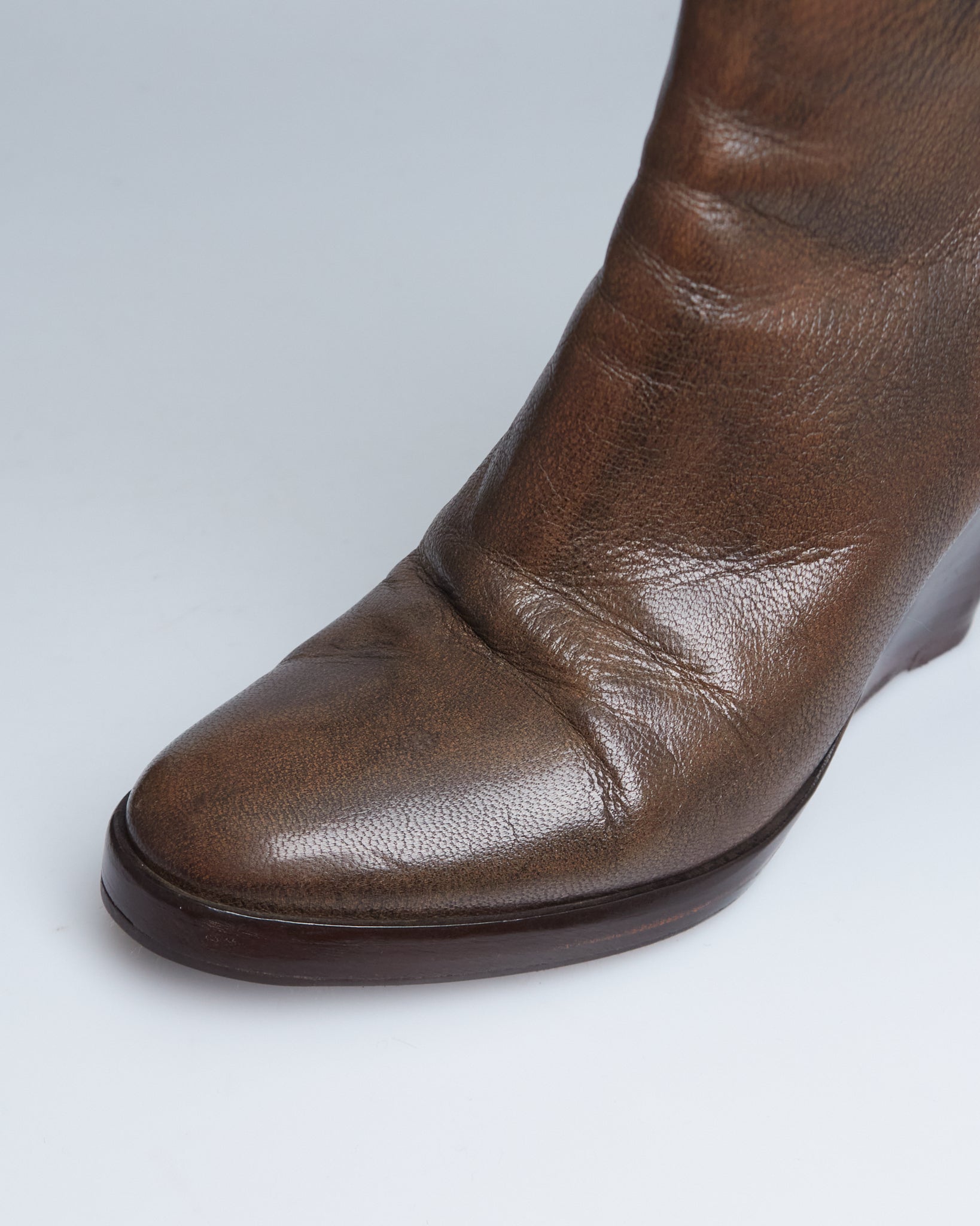 A.F. Vandevorst wedge ankle boots