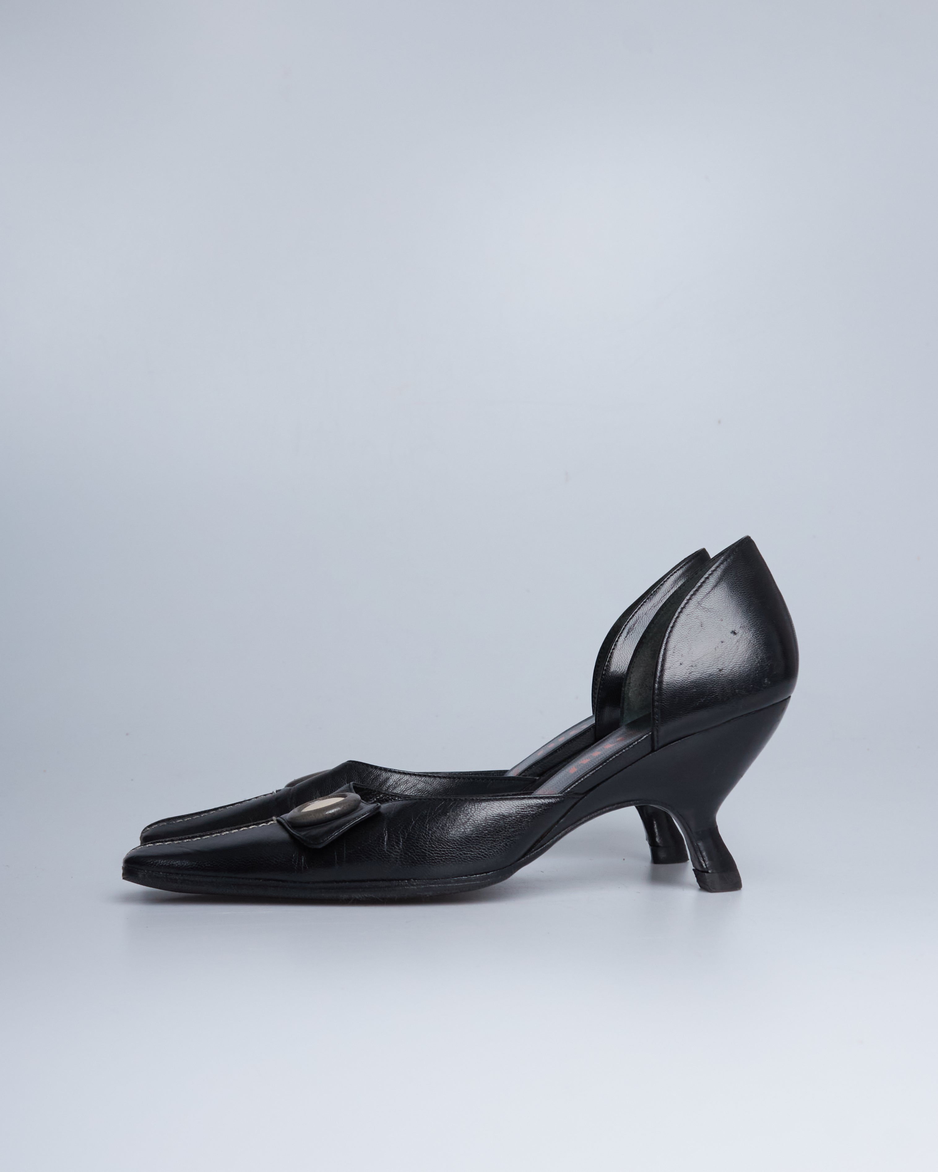 Miu Miu sculpted button-heel pumps