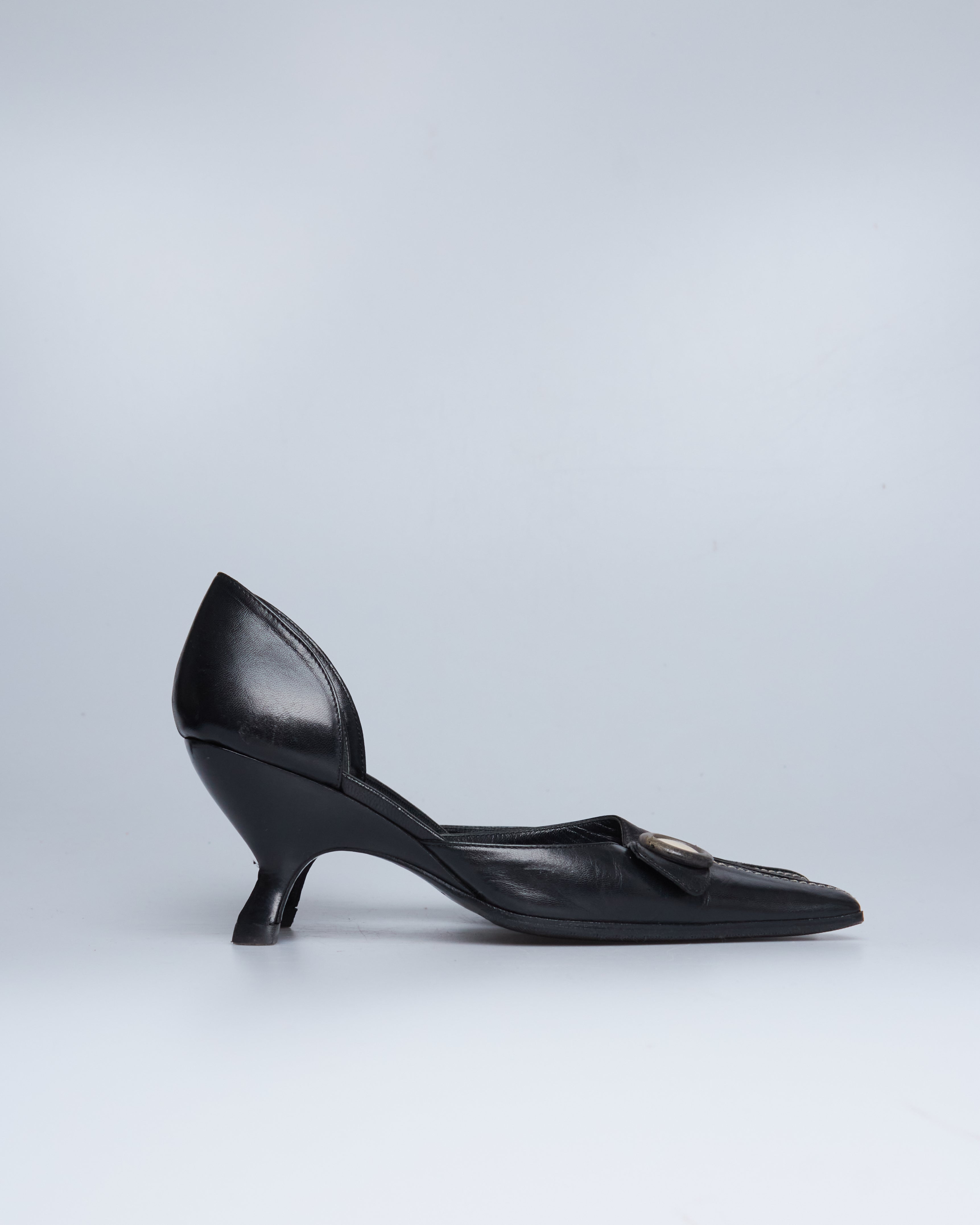 Miu Miu sculpted button-heel pumps