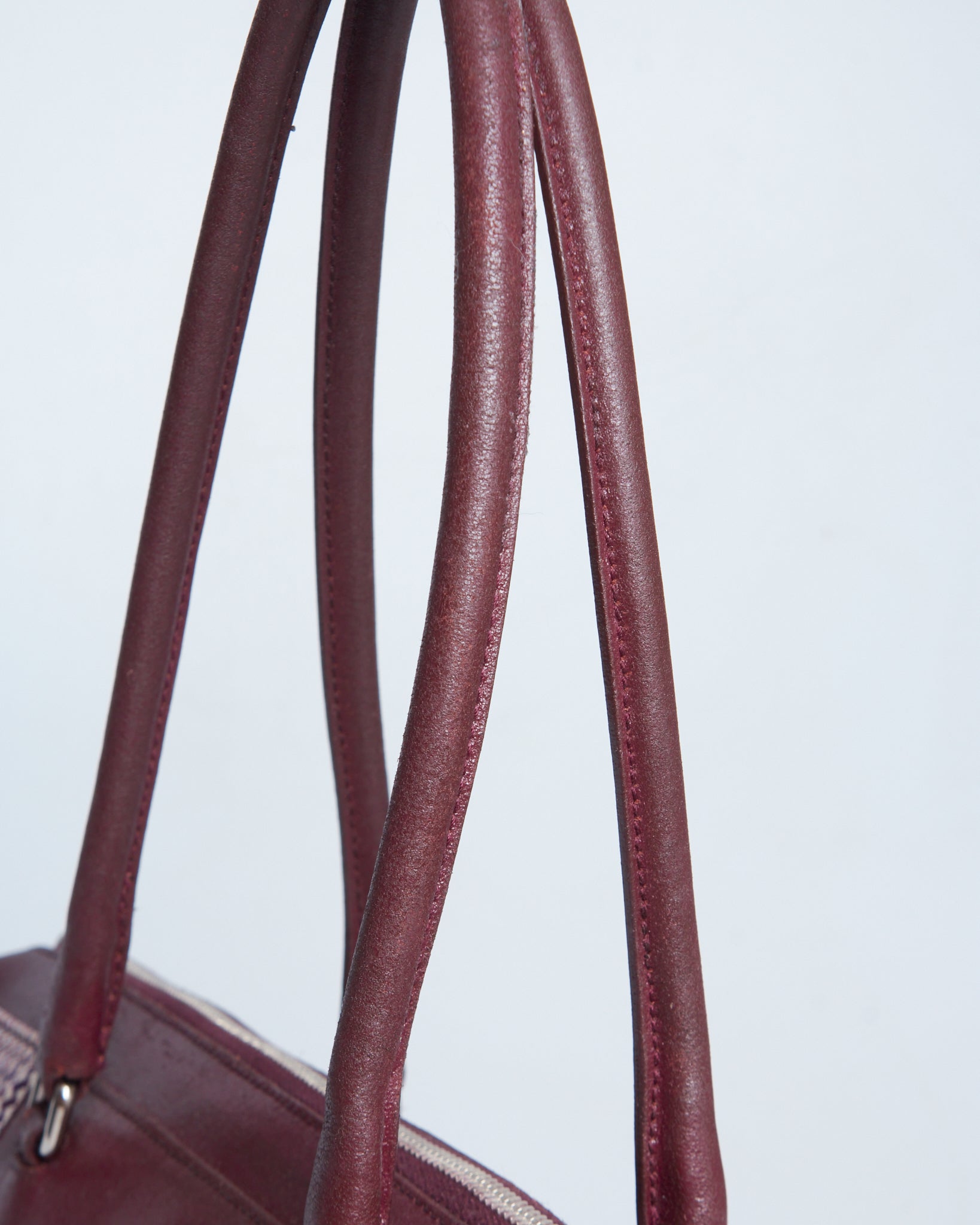 Miu Miu Houndstooth Canvas Tote