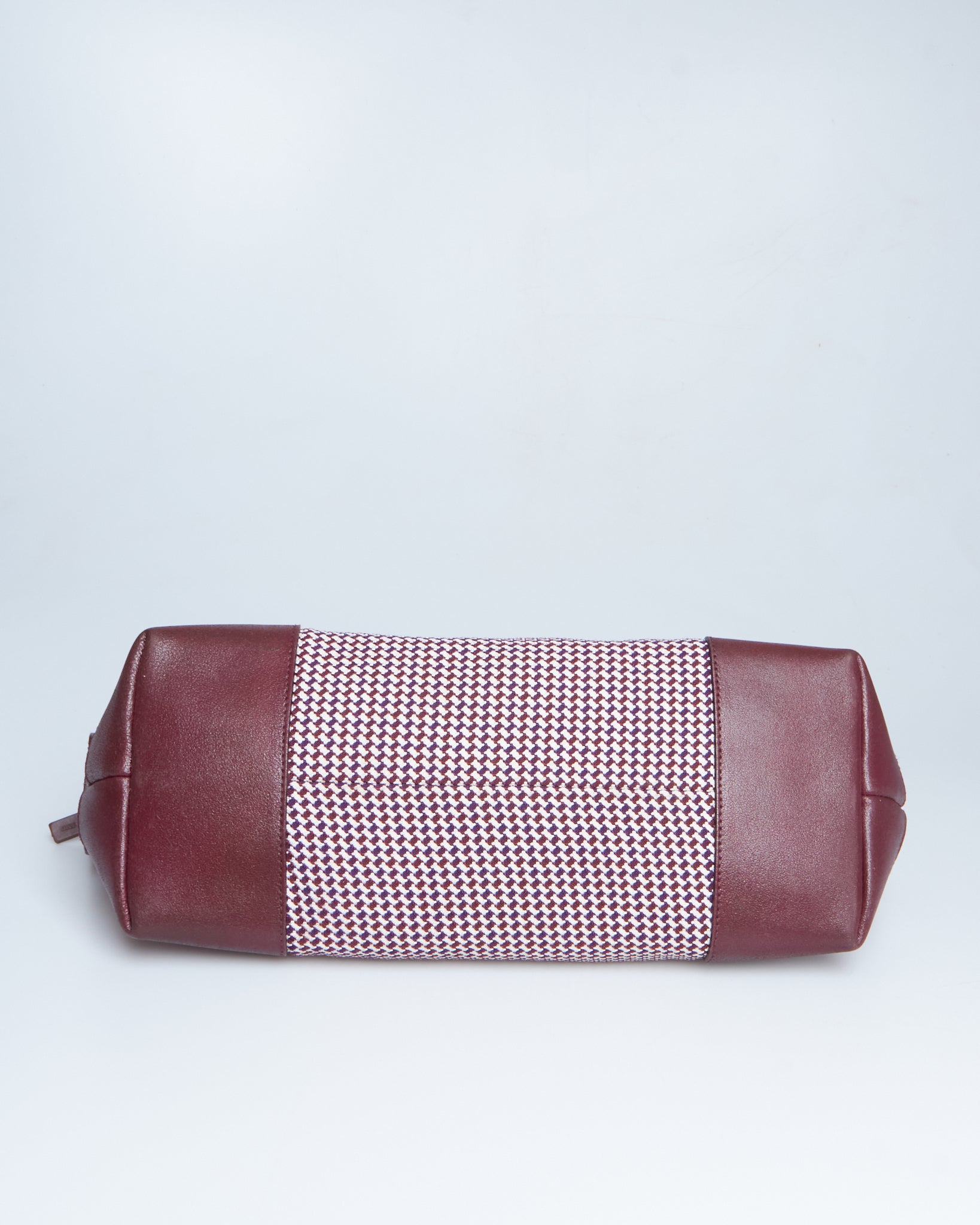 Miu Miu Houndstooth Canvas Tote