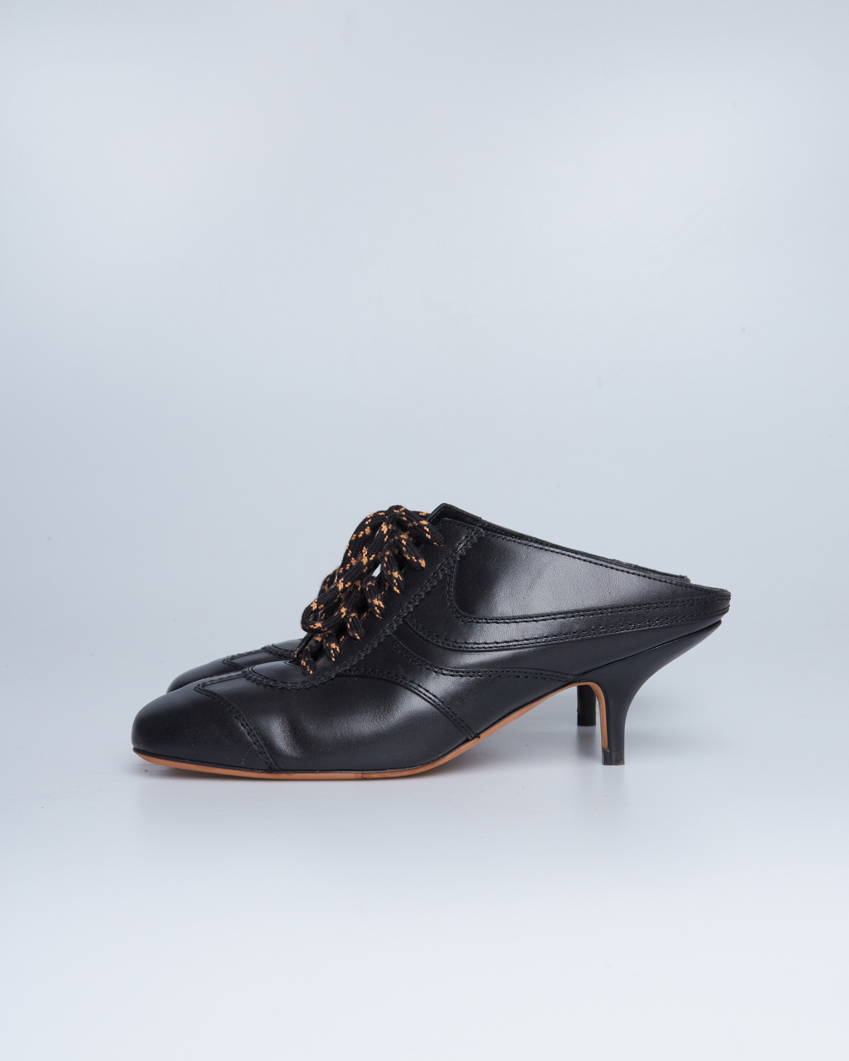 Dries van Noten leather slip-on mules