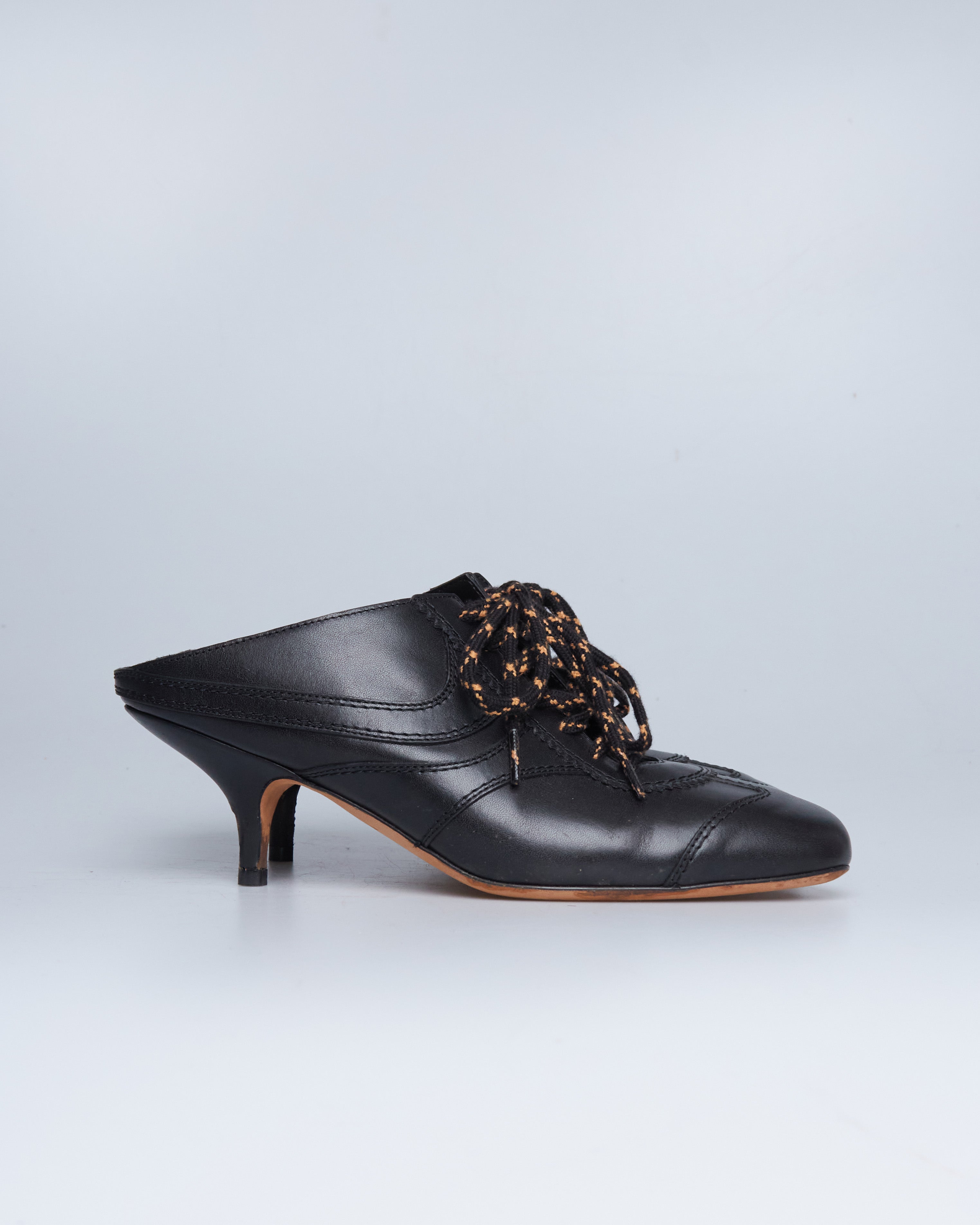 Dries van Noten leather slip-on mules