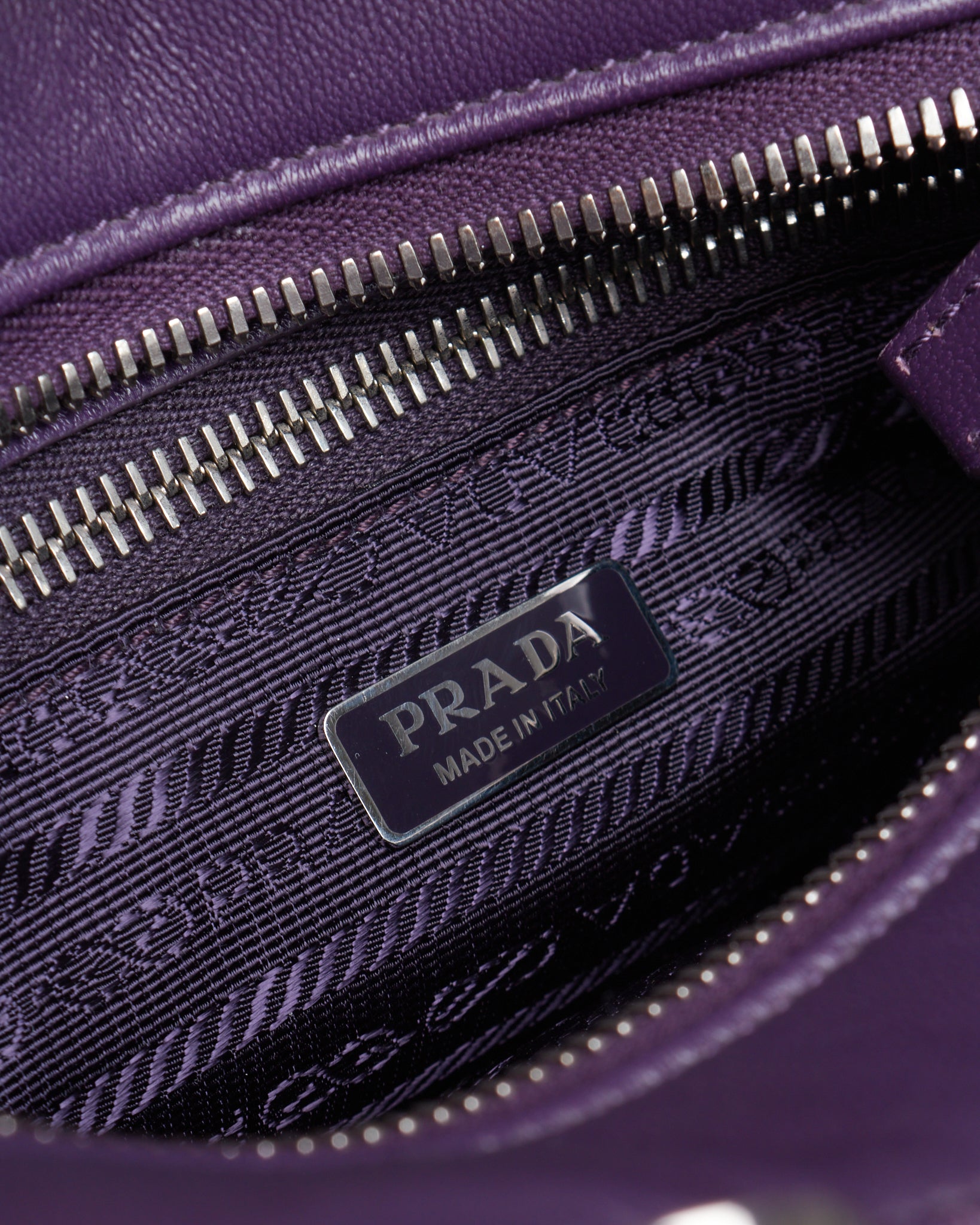 Prada Nappa Bomber Leather Handbag