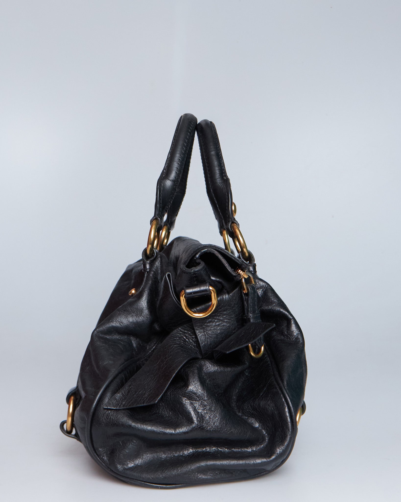 Miu Miu Vitello Lux Bow