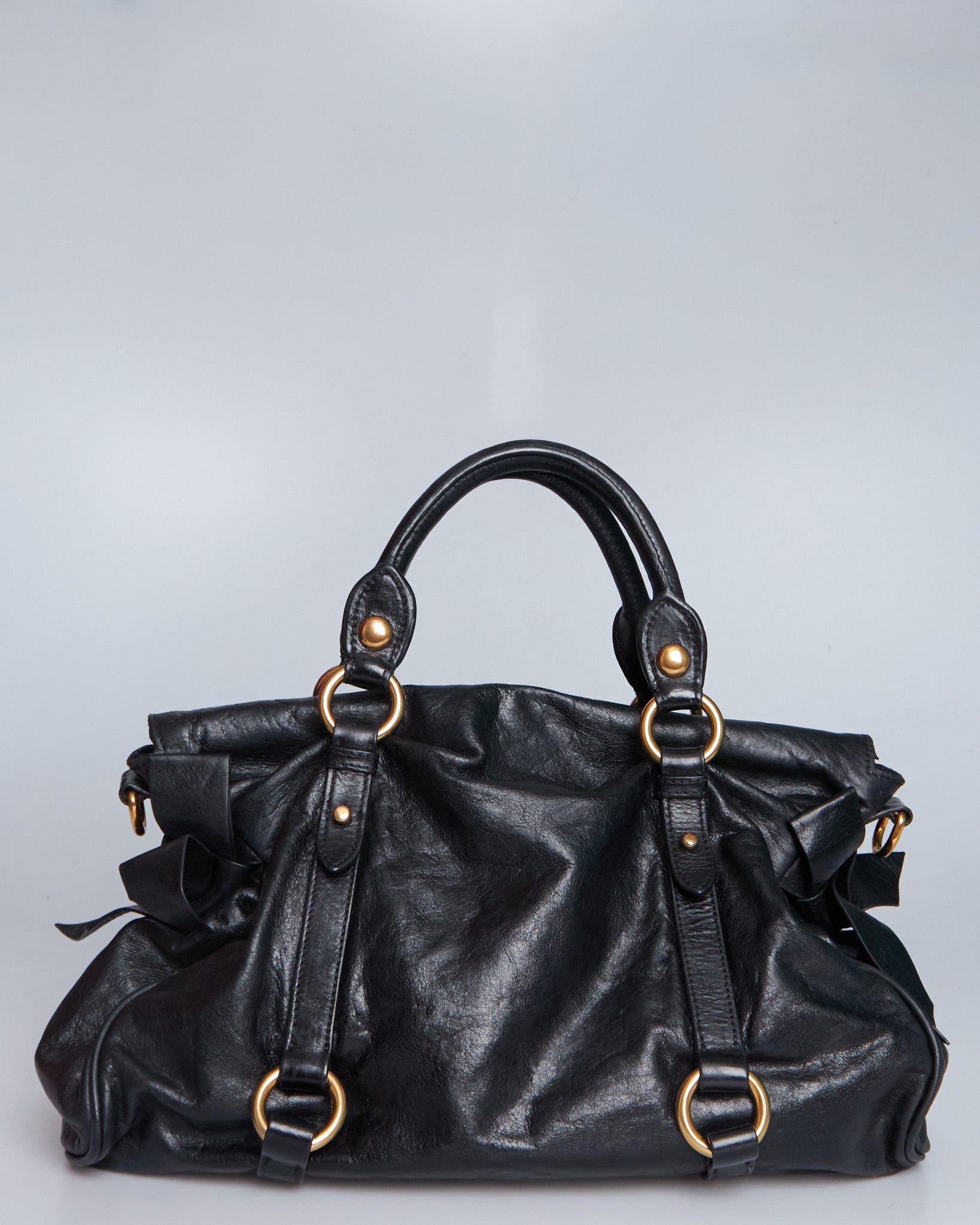Miu Miu Vitello Lux Bow