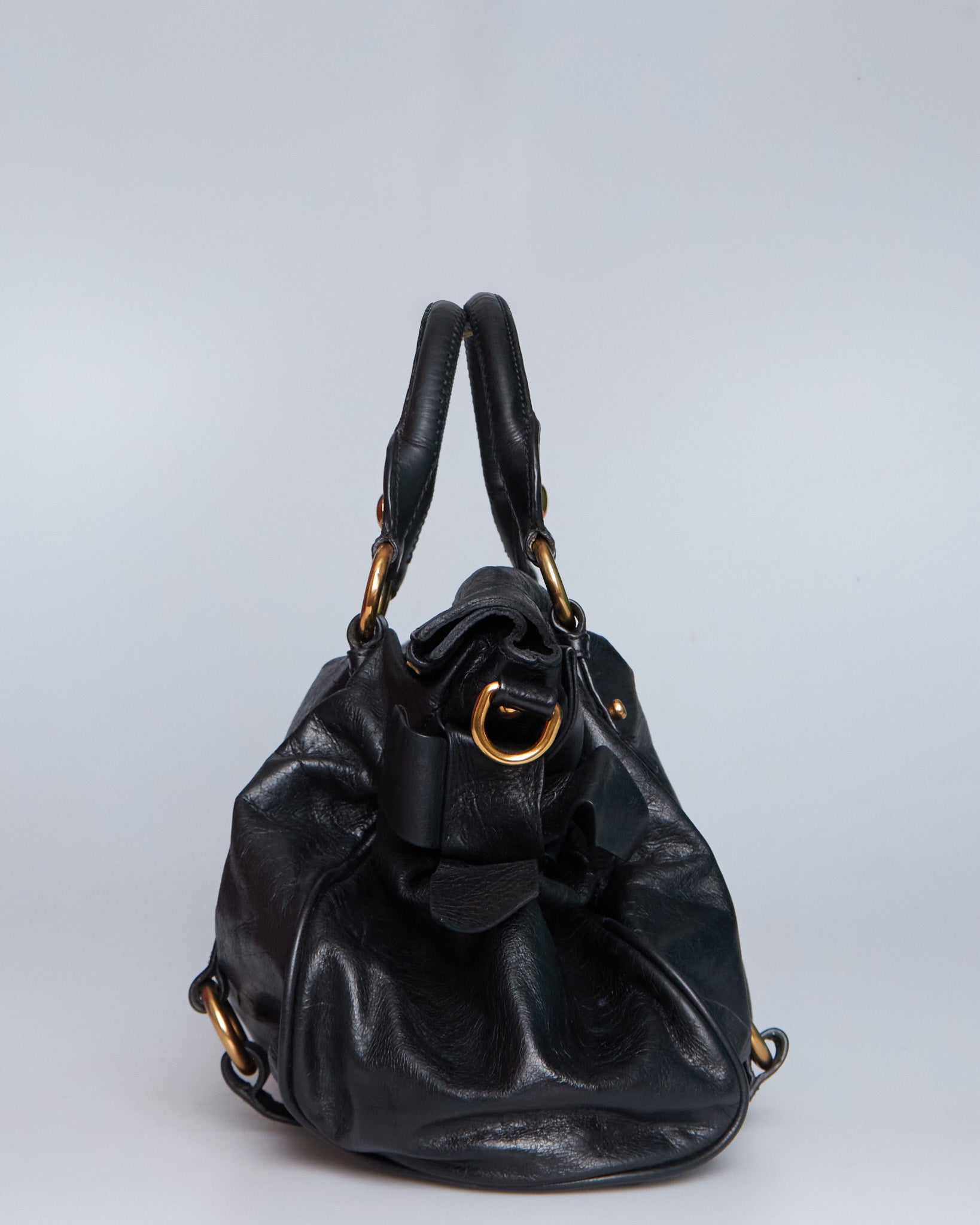 Miu Miu Vitello Lux Bow