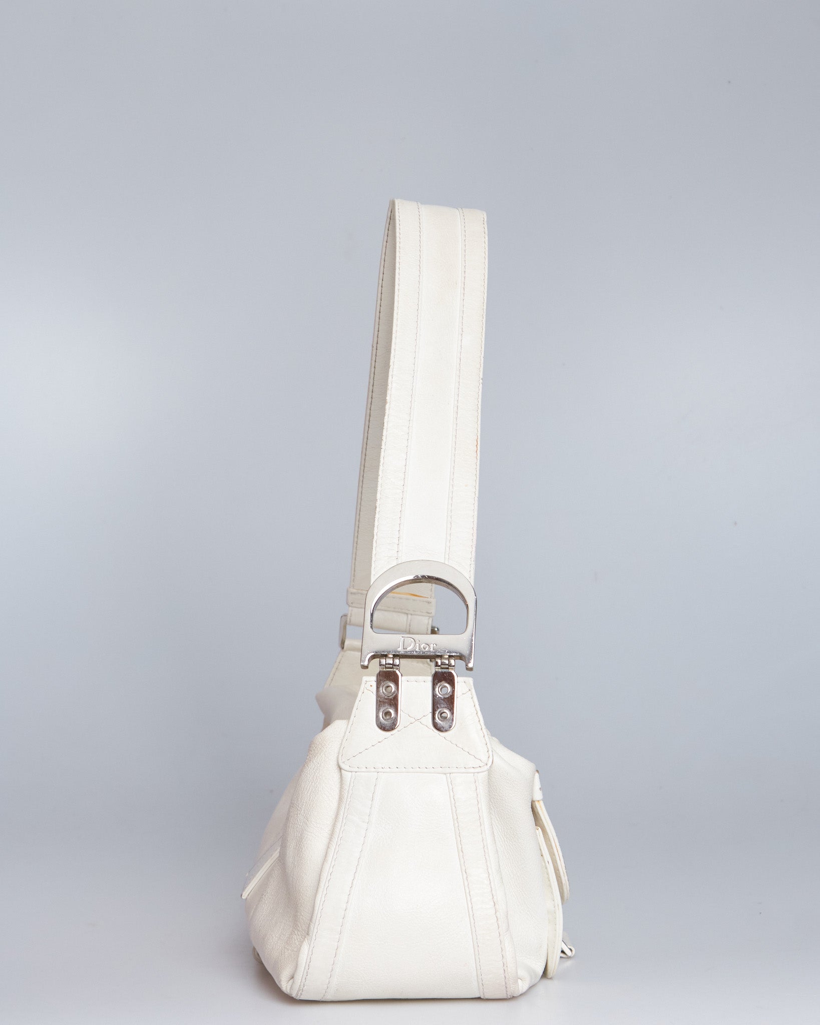 Christian Dior Flight Leather Shoulder Bag