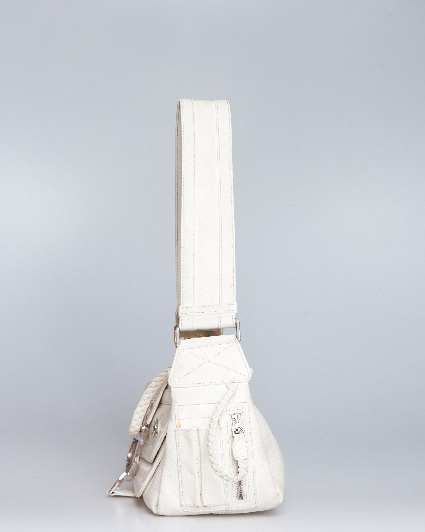 Christian Dior Flight Leather Shoulder Bag