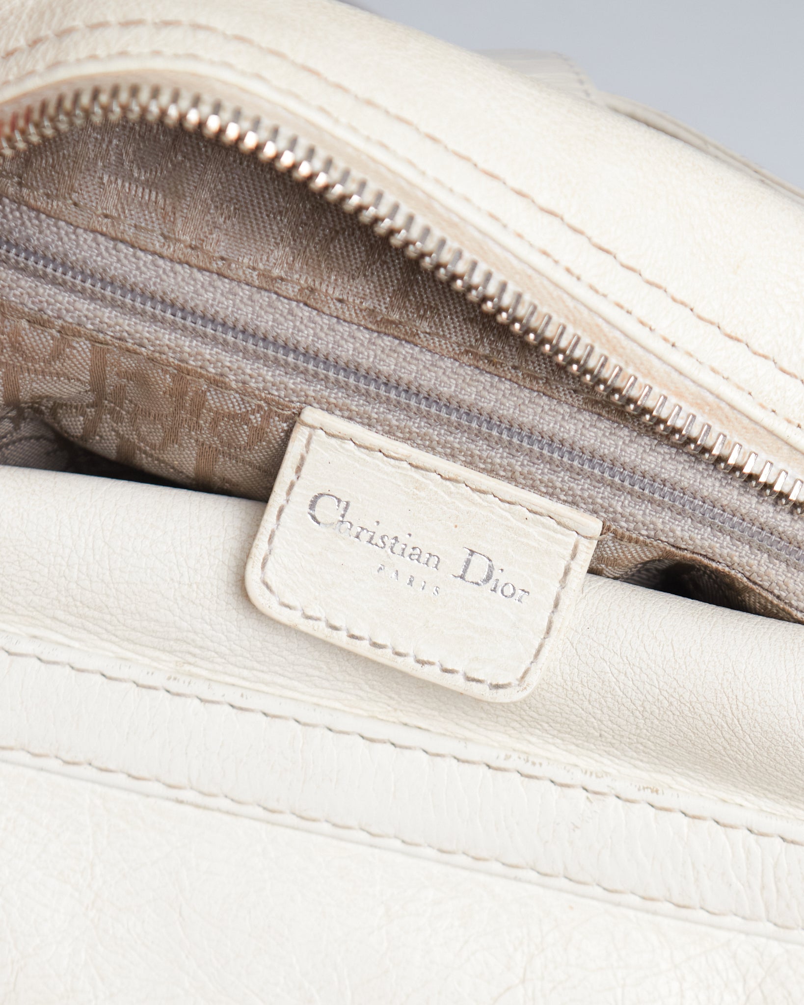Christian Dior Flight Leather Shoulder Bag